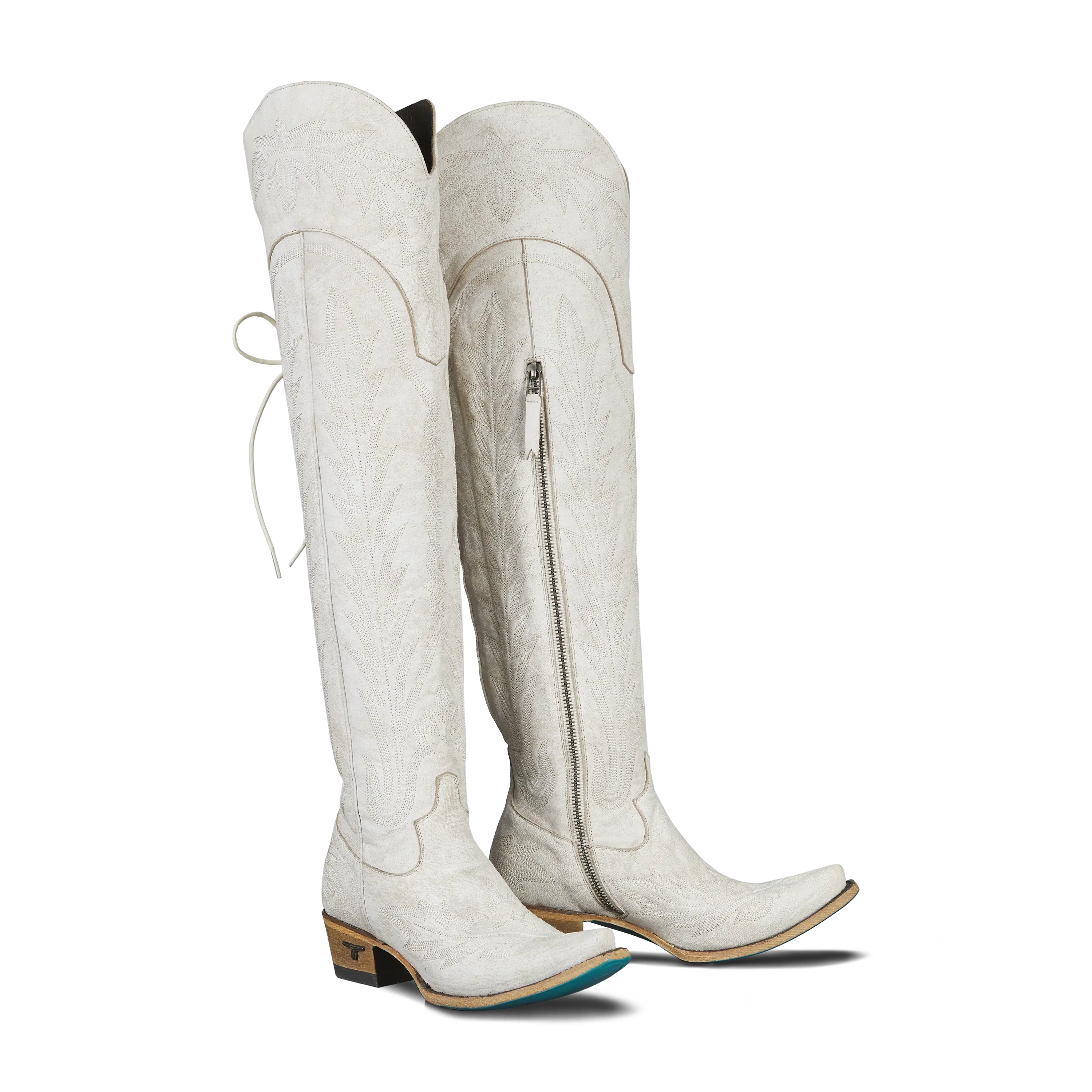 Lexington OTK Corset - Ceramic Crackle Ladies Boot Western Fashion by Lane