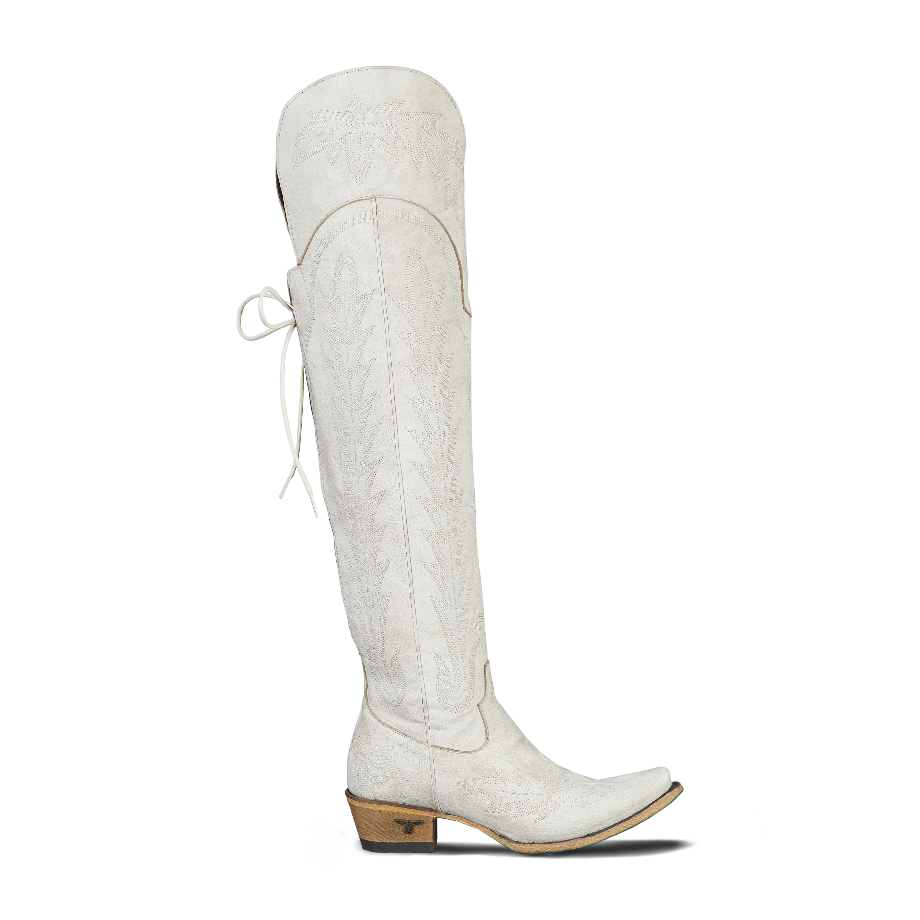 Lexington OTK Corset - Ceramic Crackle Ladies Boot Western Fashion by Lane