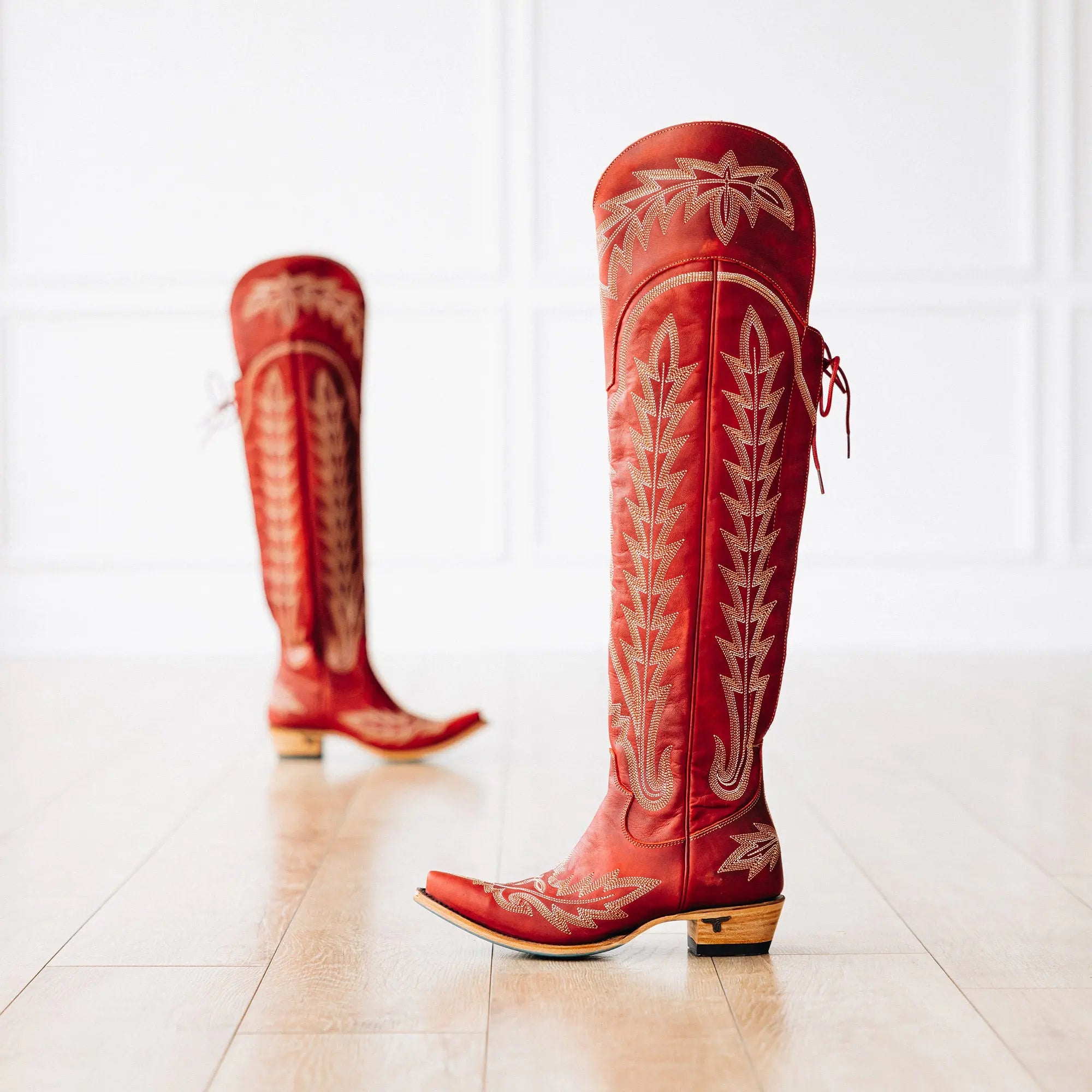 Lexington OTK Corset - Smoldering Ruby Ladies Boot Western Fashion by Lane