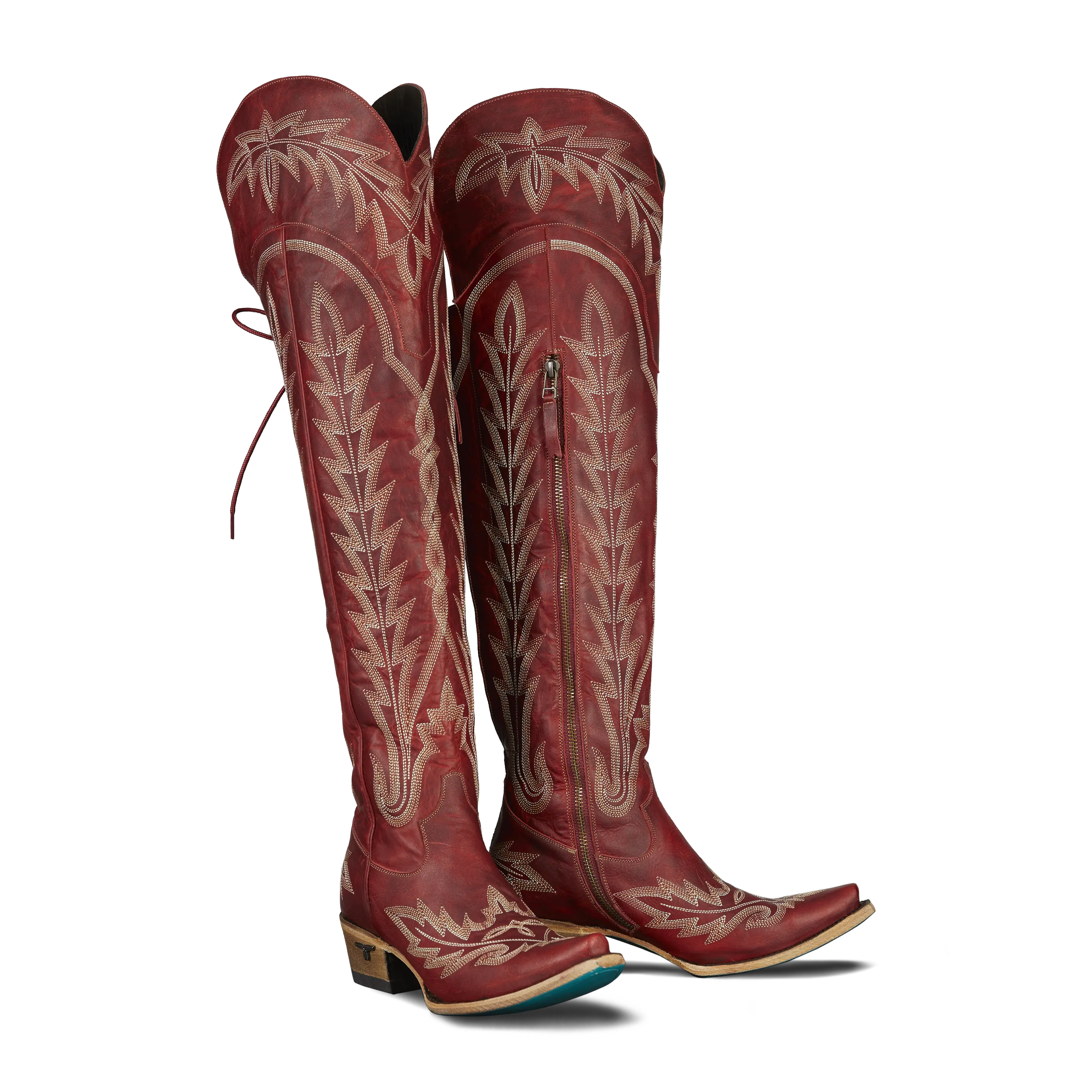 Lexington OTK Corset - Smoldering Ruby Ladies Boot Western Fashion by Lane