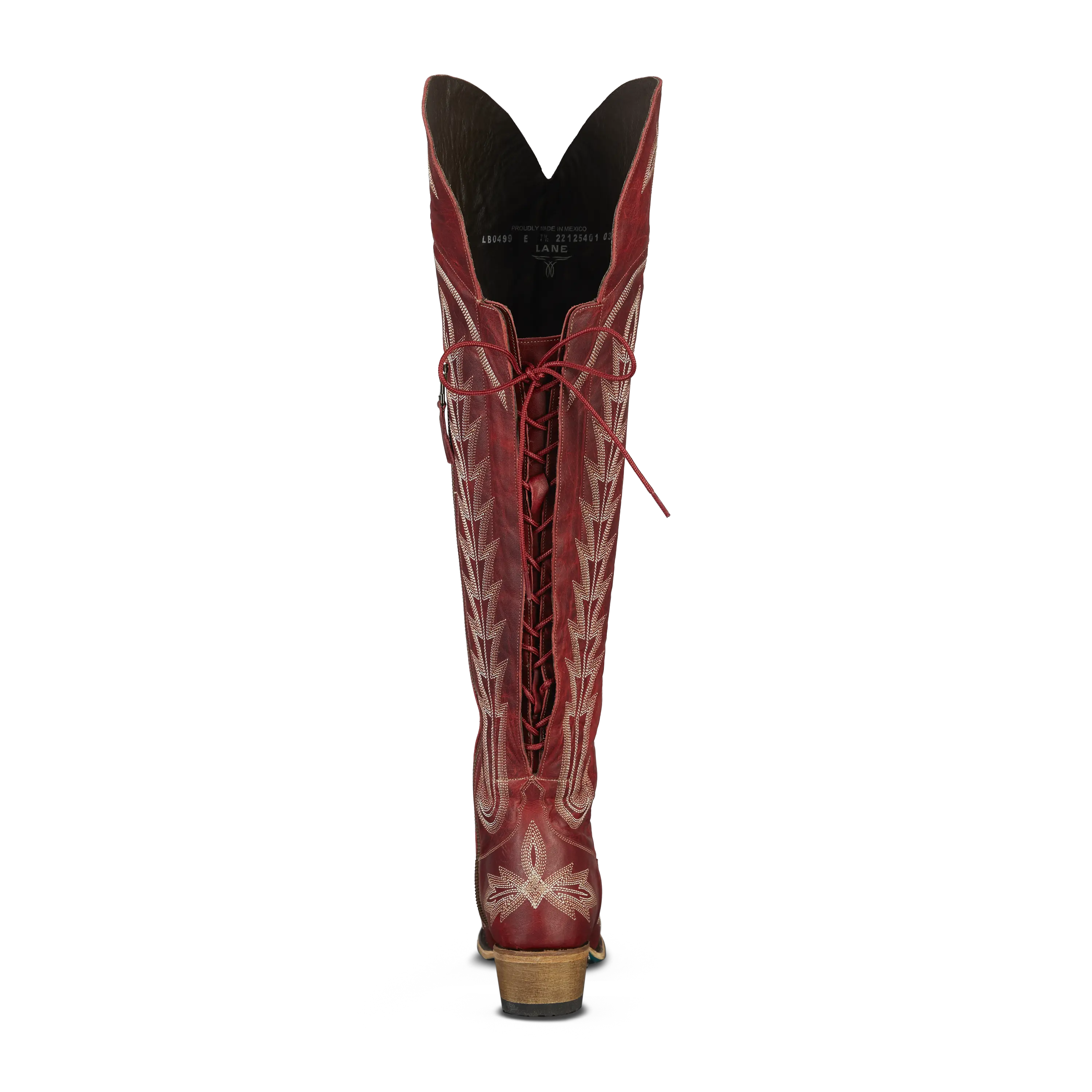 Lexington OTK Corset - Smoldering Ruby Ladies Boot Western Fashion by Lane