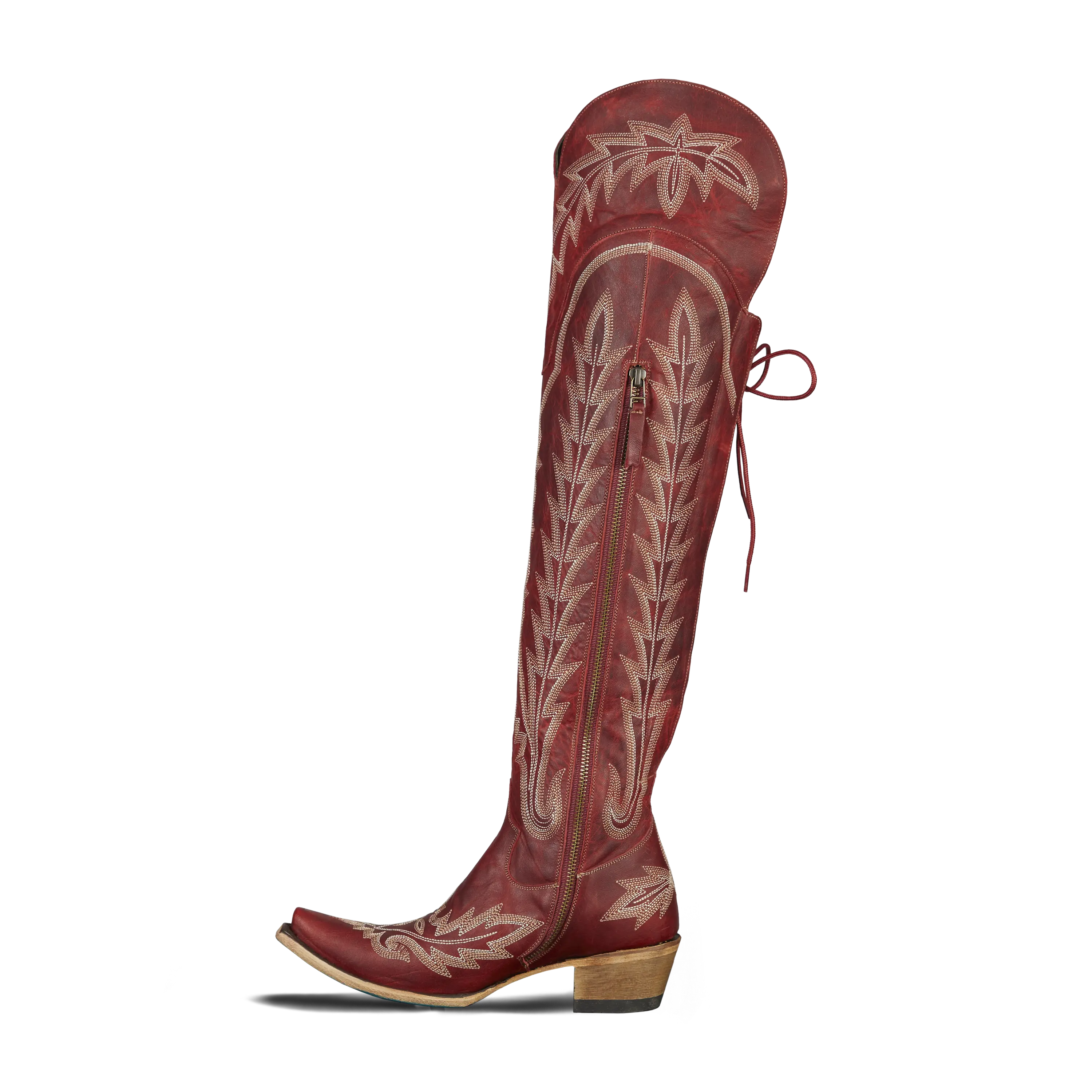 Lexington OTK Corset - Smoldering Ruby Ladies Boot Western Fashion by Lane