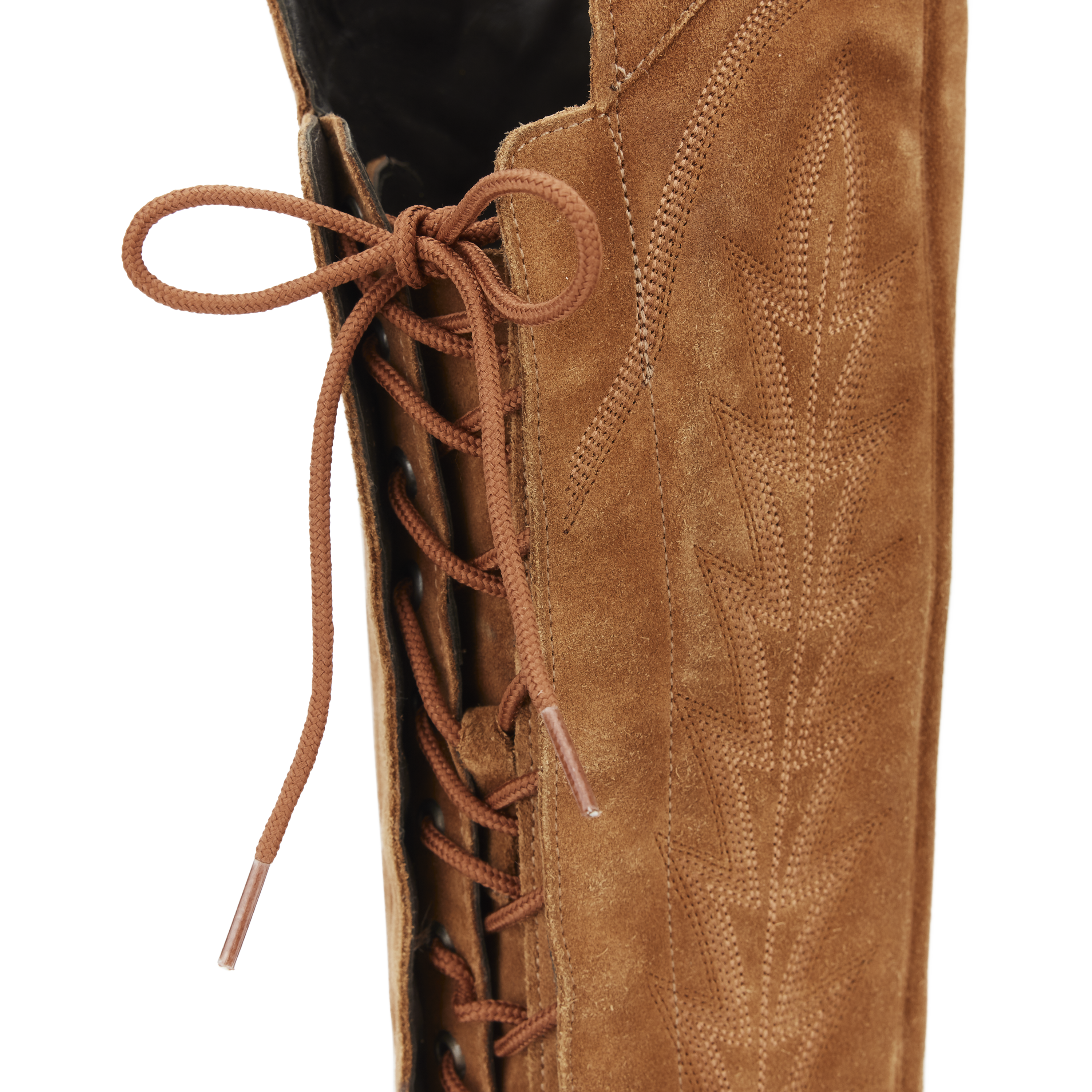 Lexington OTK Corset - Toffee Roughout Ladies Boot Western Fashion by Lane