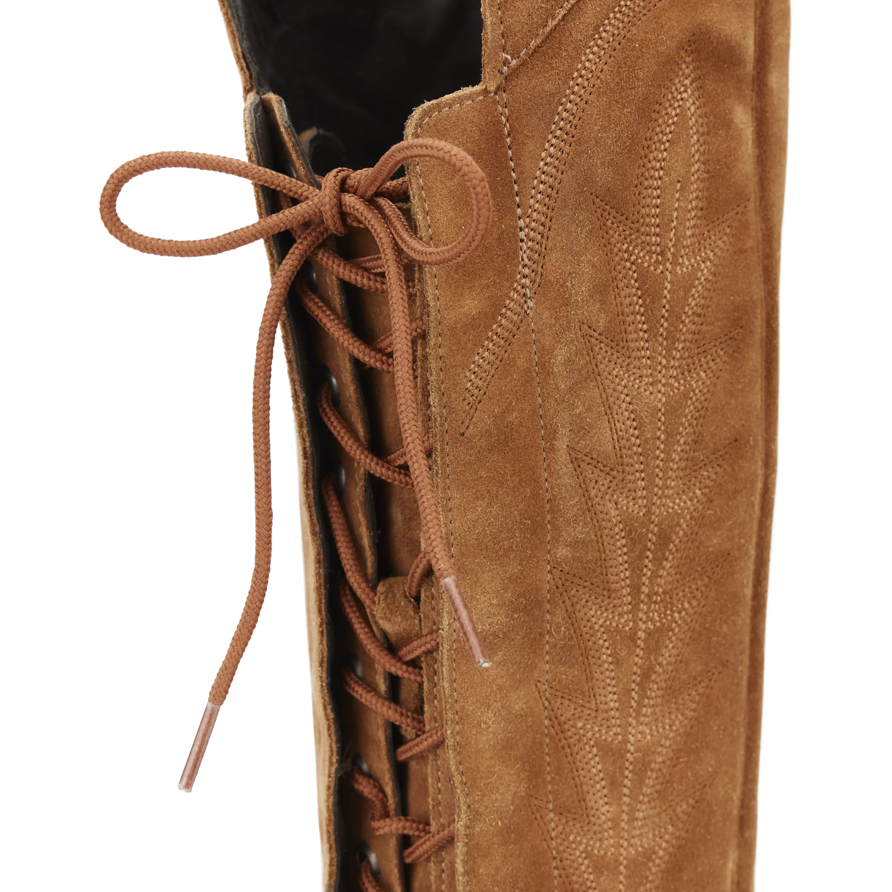 Lexington OTK Corset - Toffee Roughout Ladies Boot Western Fashion by Lane