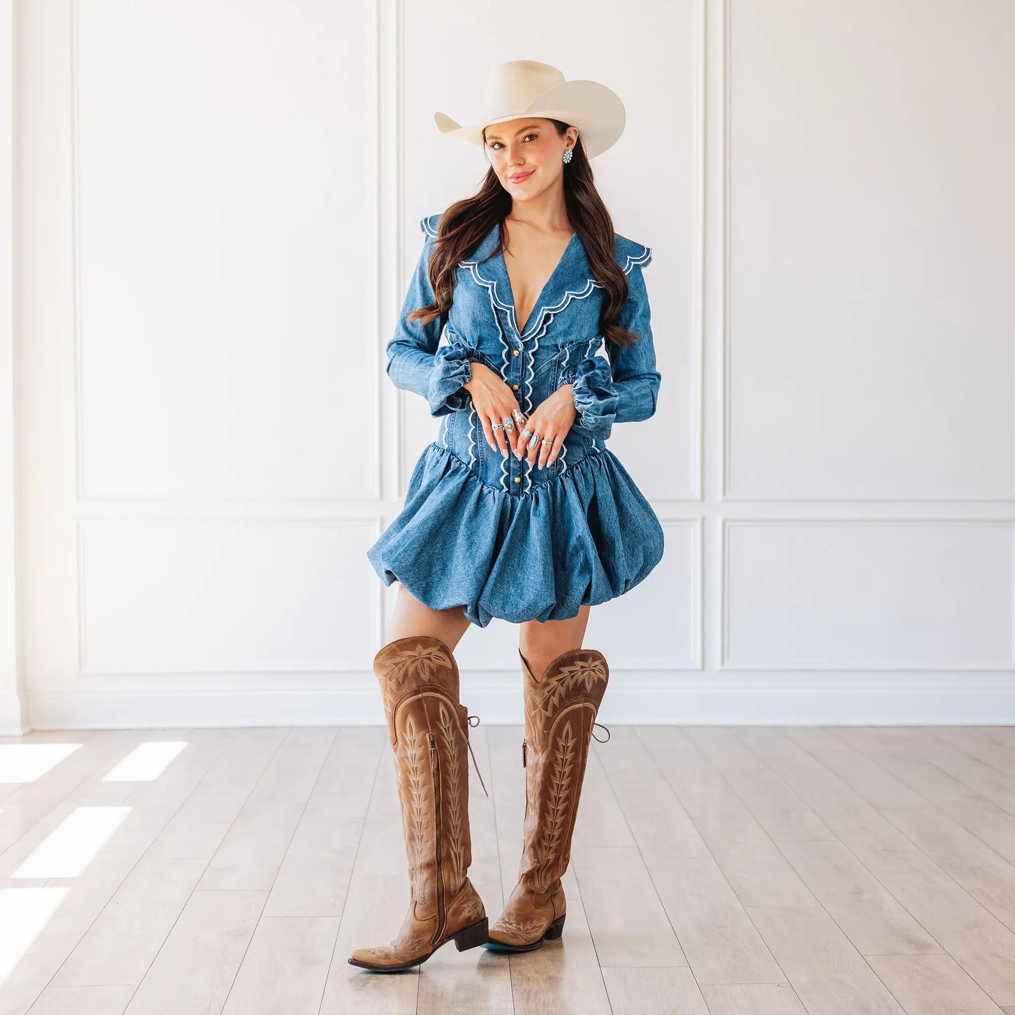 Lexington OTK Corset - Desert Clay Ladies Boot Western Fashion by Lane