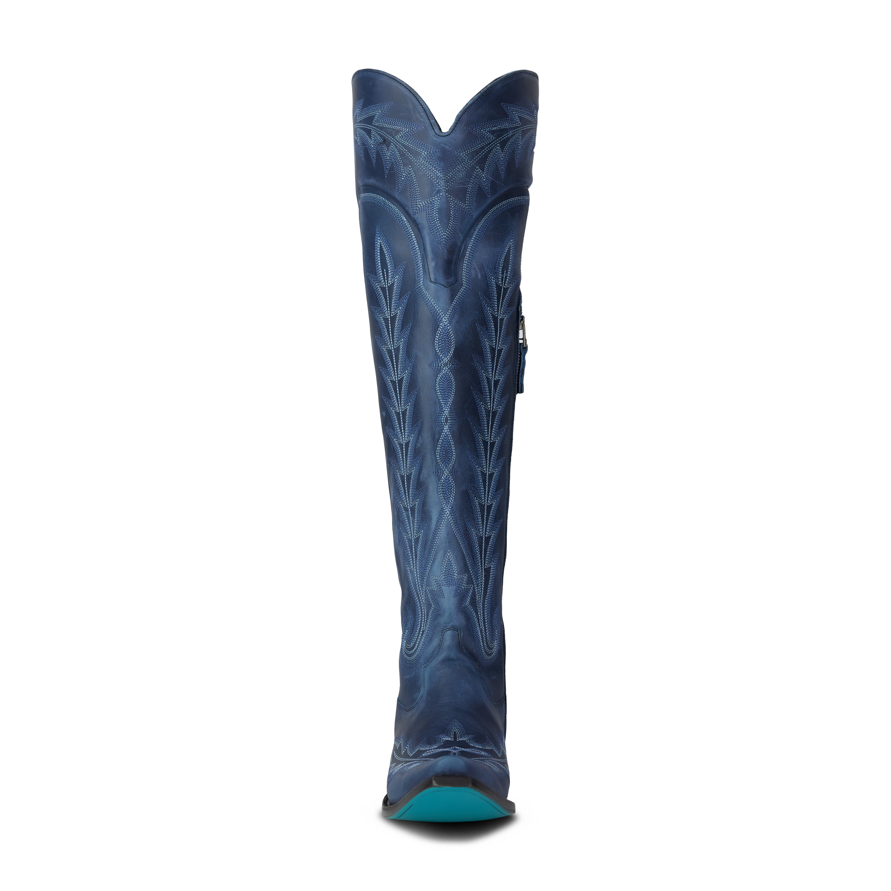 Lexington OTK Corset - Midnight Navy Ladies Boot Western Fashion by Lane