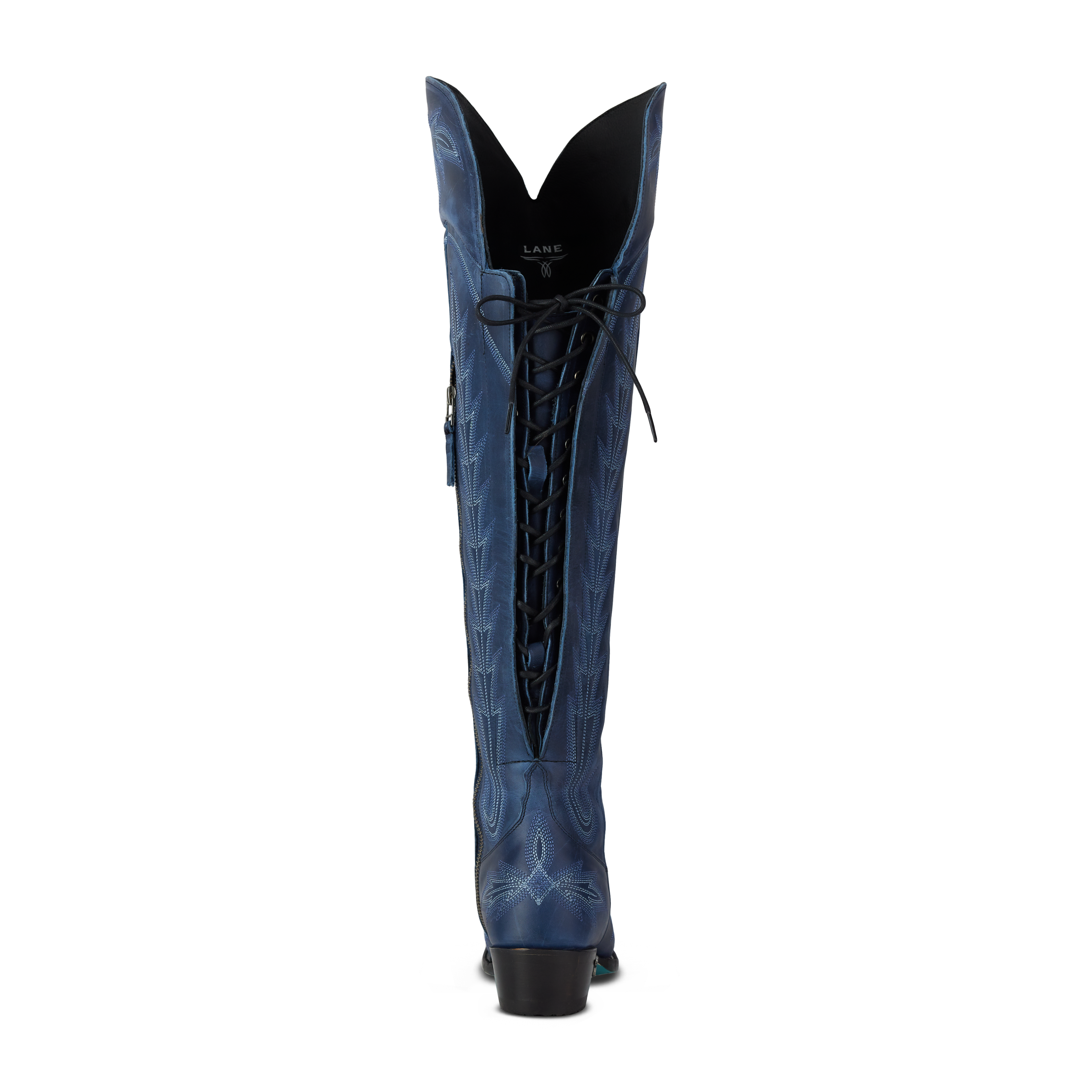 Lexington OTK Corset - Midnight Navy Ladies Boot Western Fashion by Lane