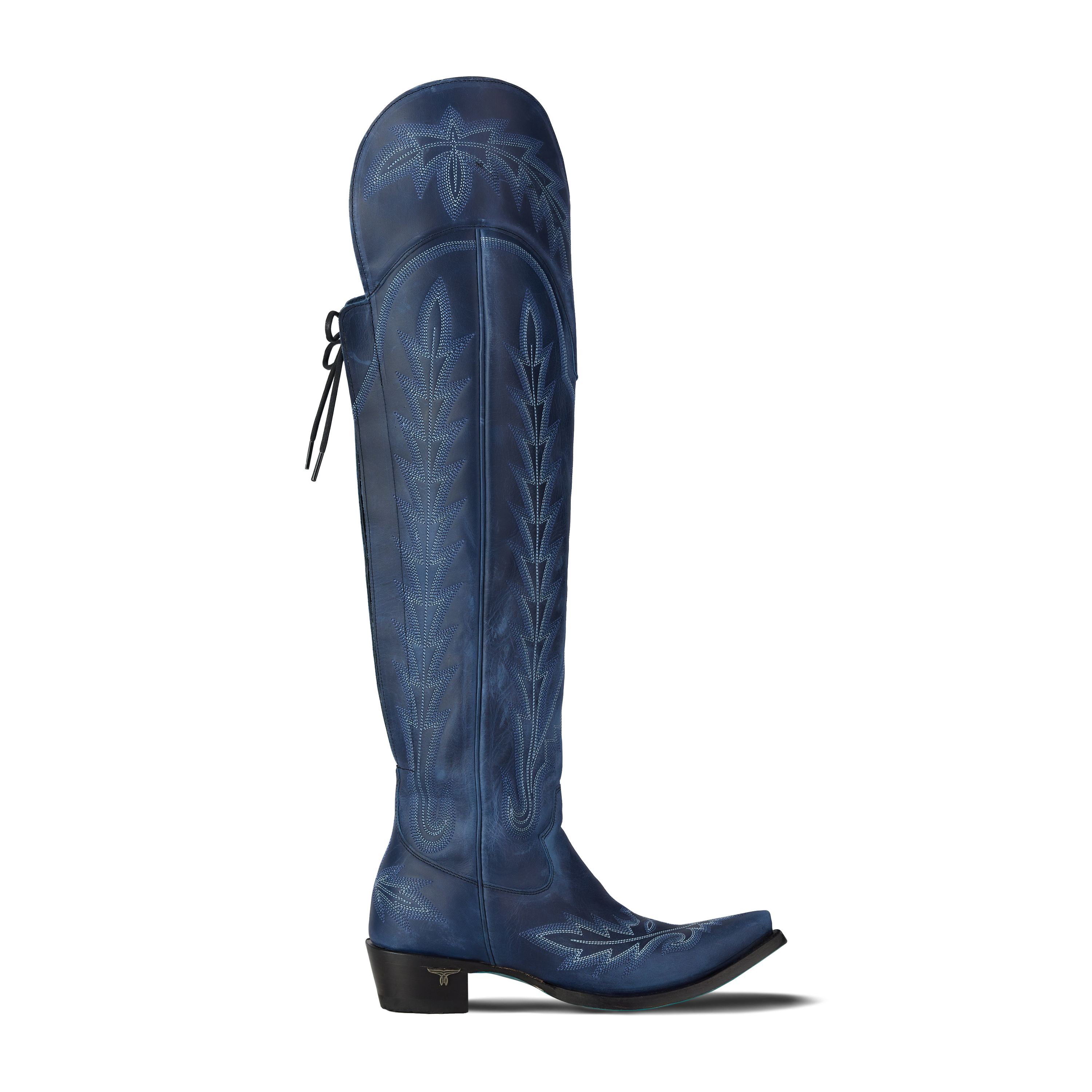 Lexington OTK Corset - Midnight Navy Ladies Boot Western Fashion by Lane