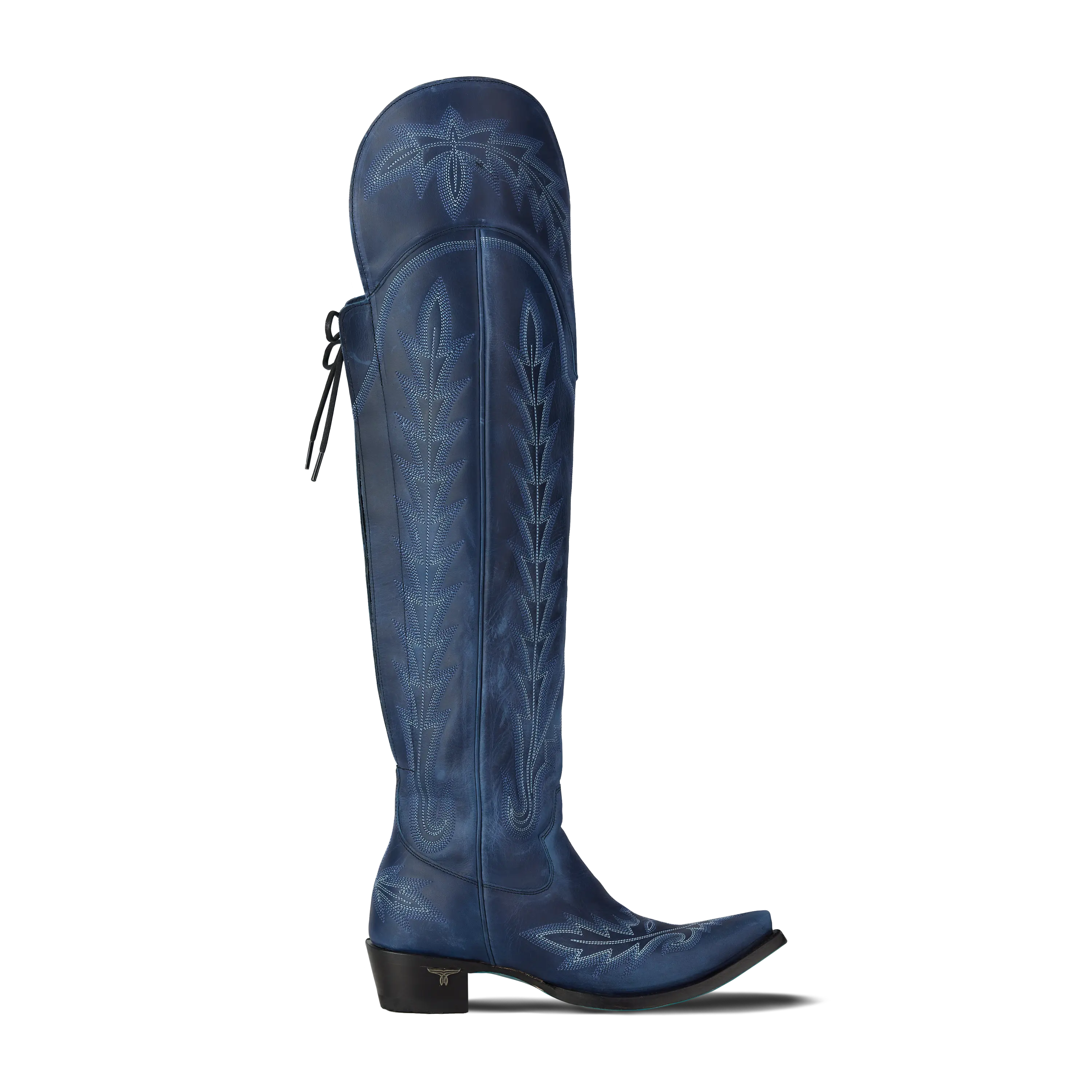 Lexington OTK Corset - Midnight Navy Ladies Boot Western Fashion by Lane