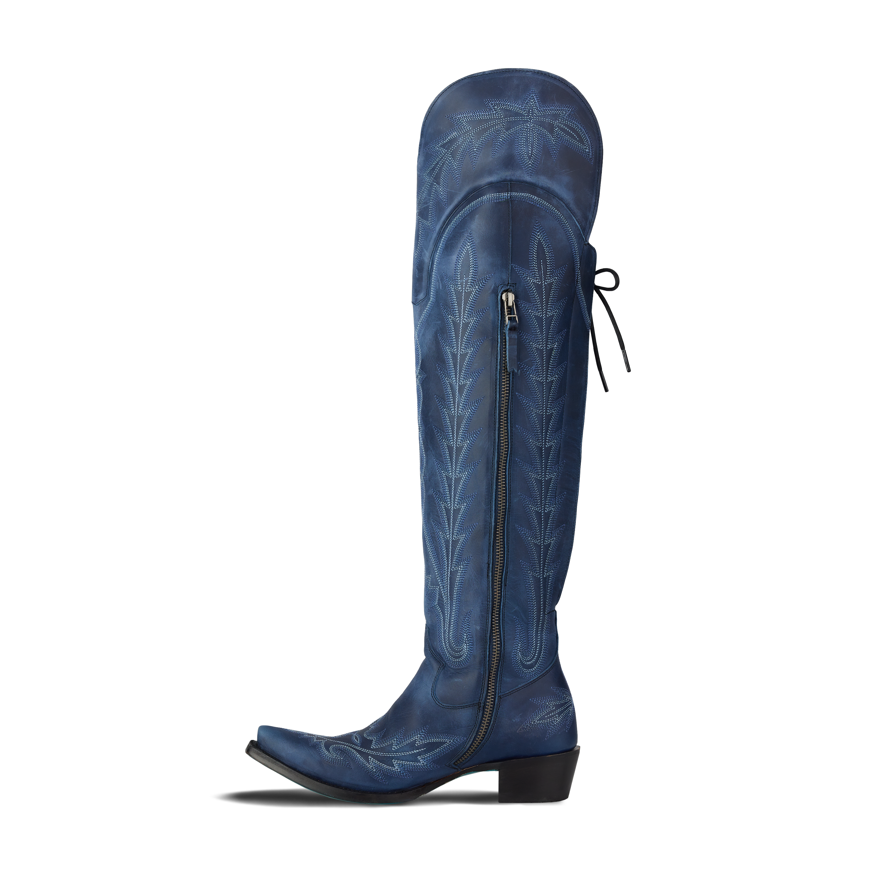 Lexington OTK Corset - Midnight Navy Ladies Boot Western Fashion by Lane
