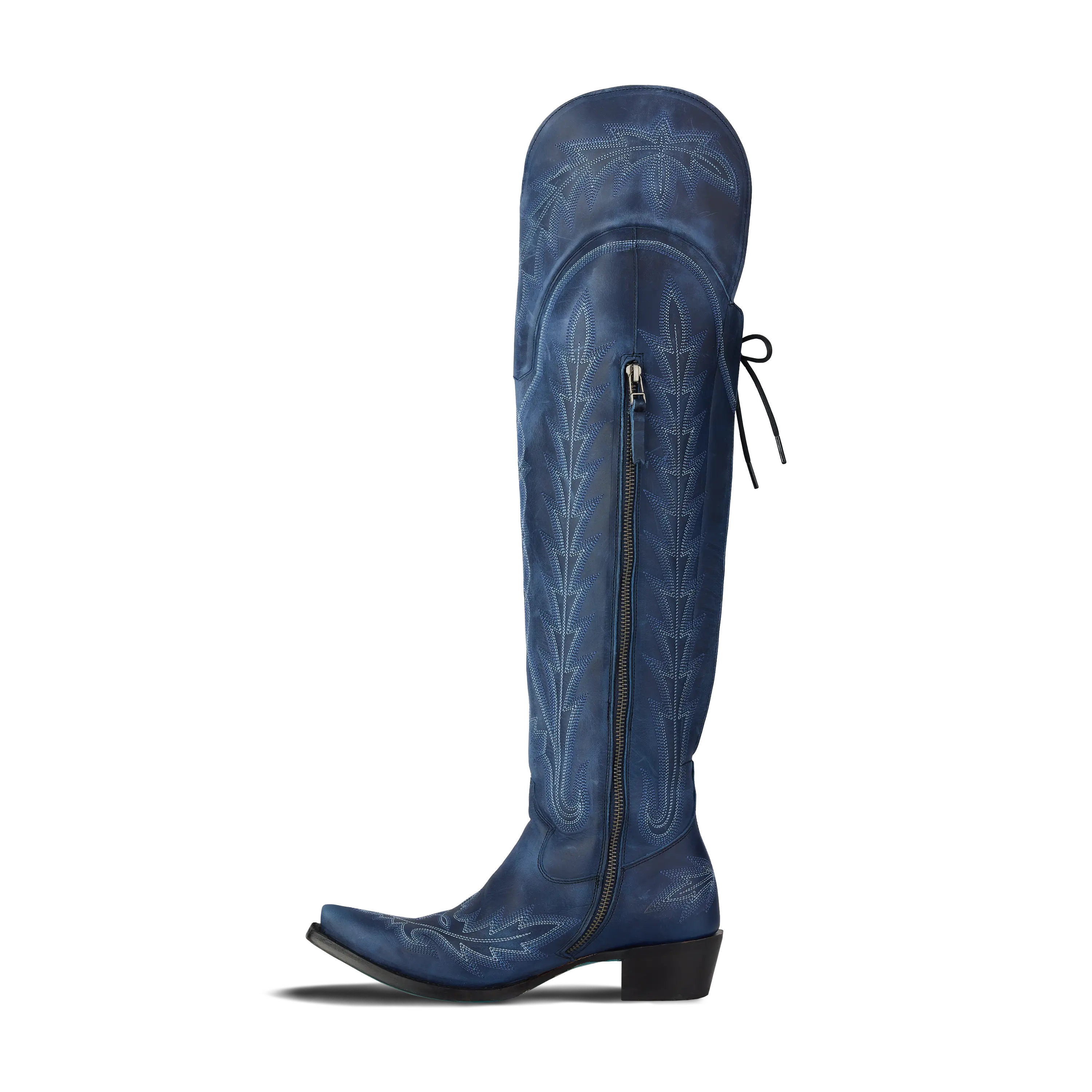 Lexington OTK Corset - Midnight Navy Ladies Boot Western Fashion by Lane