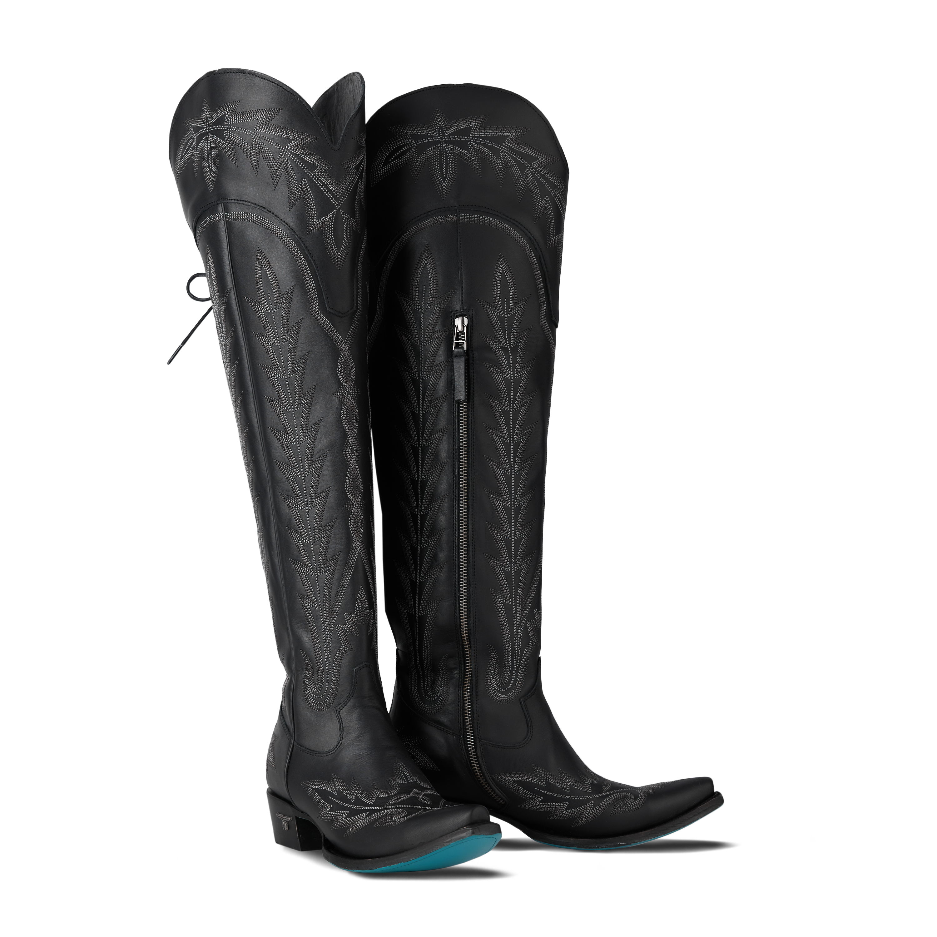 Lexington OTK Corset - Jet Black Ladies Boot Jet Black Western Fashion by Lane