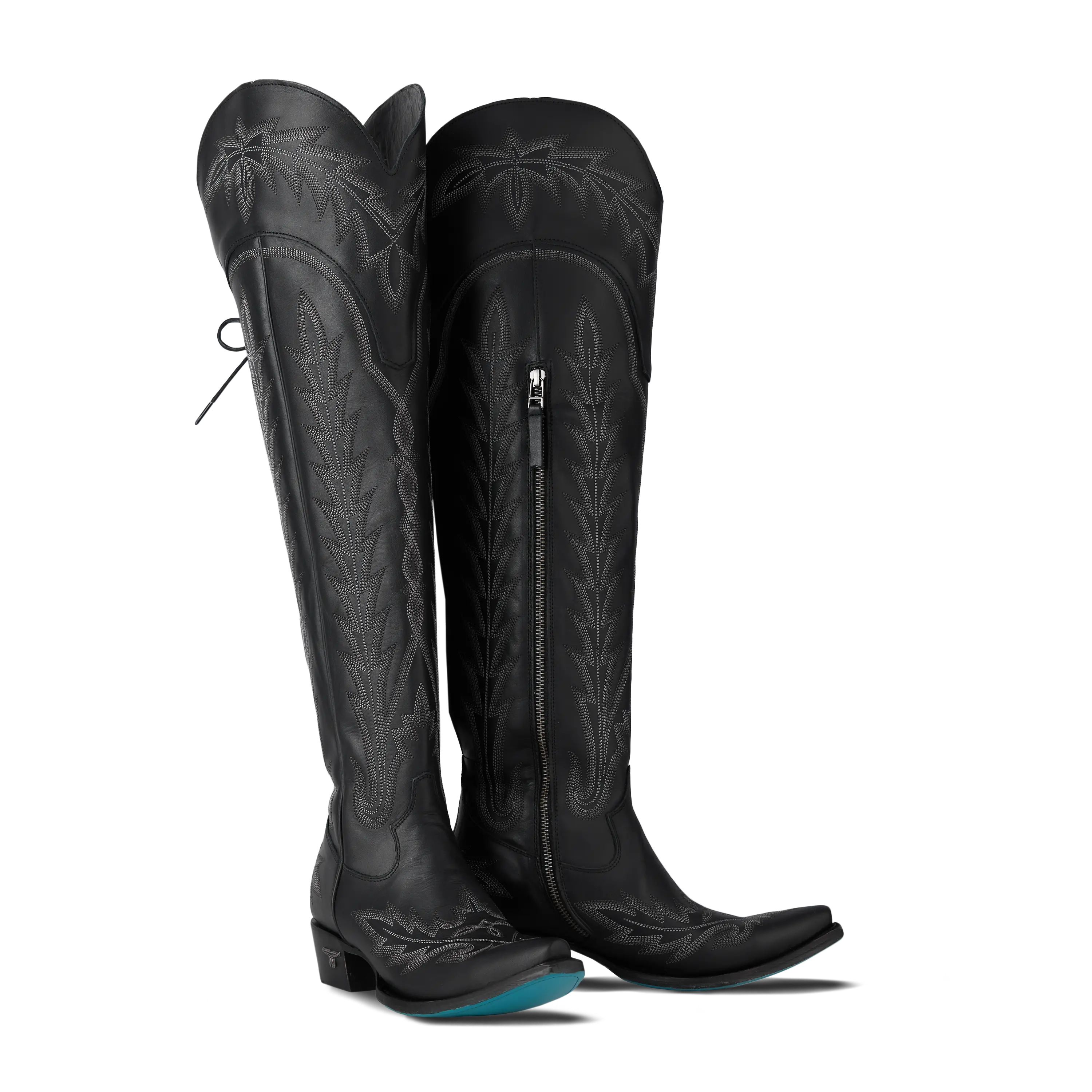 Lexington OTK Corset - Jet Black Ladies Boot Jet Black Western Fashion by Lane