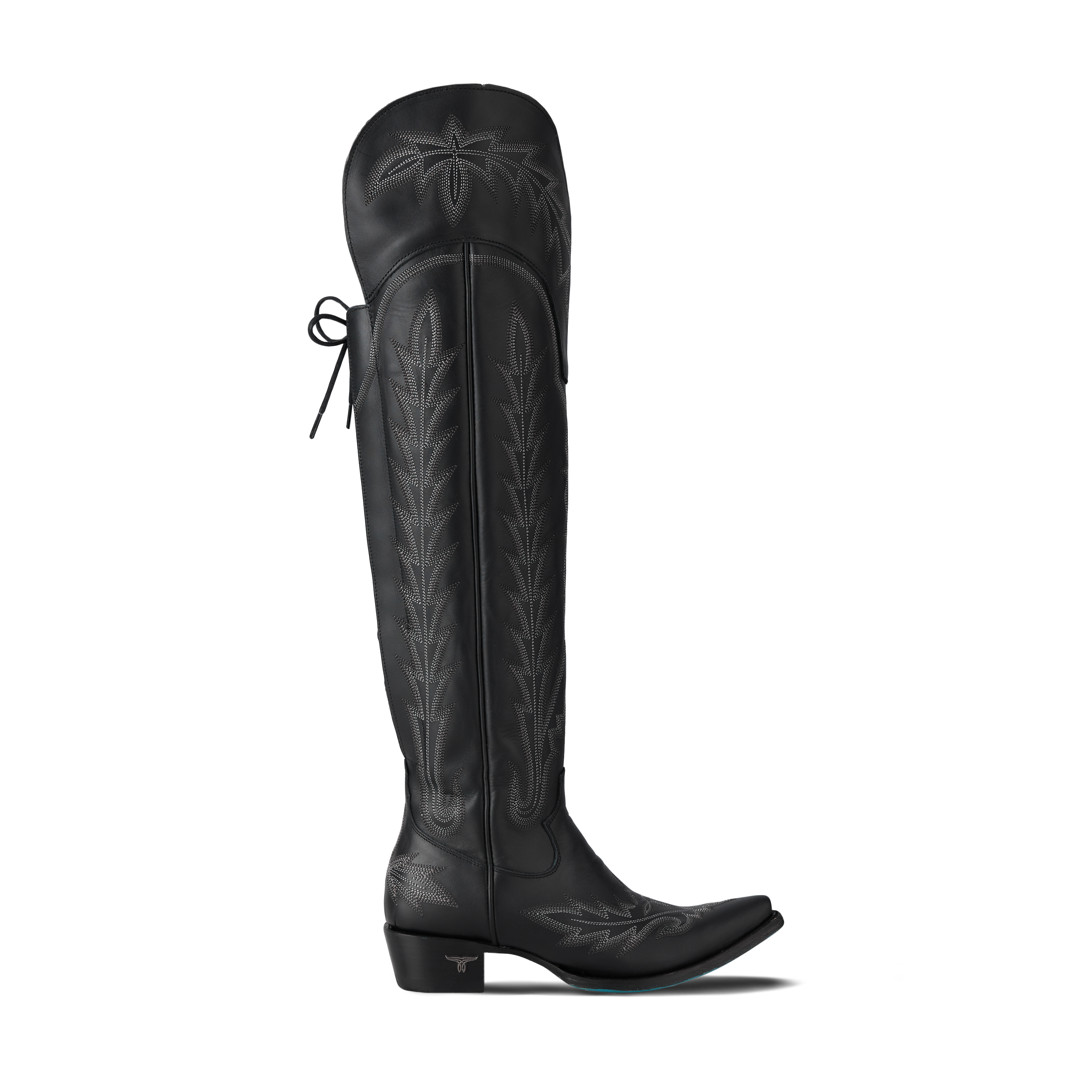 Lexington OTK Corset - Jet Black Ladies Boot Western Fashion by Lane