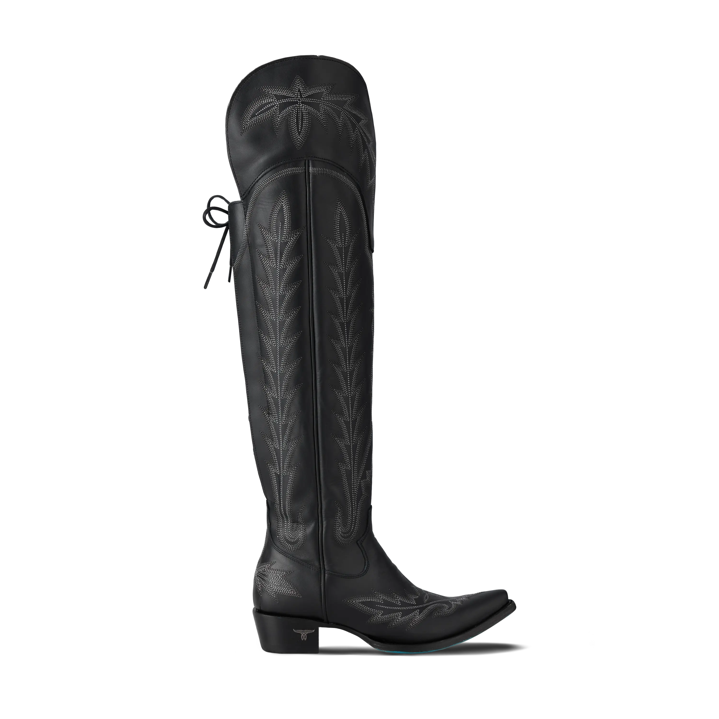 Lexington OTK Corset - Jet Black Ladies Boot Western Fashion by Lane