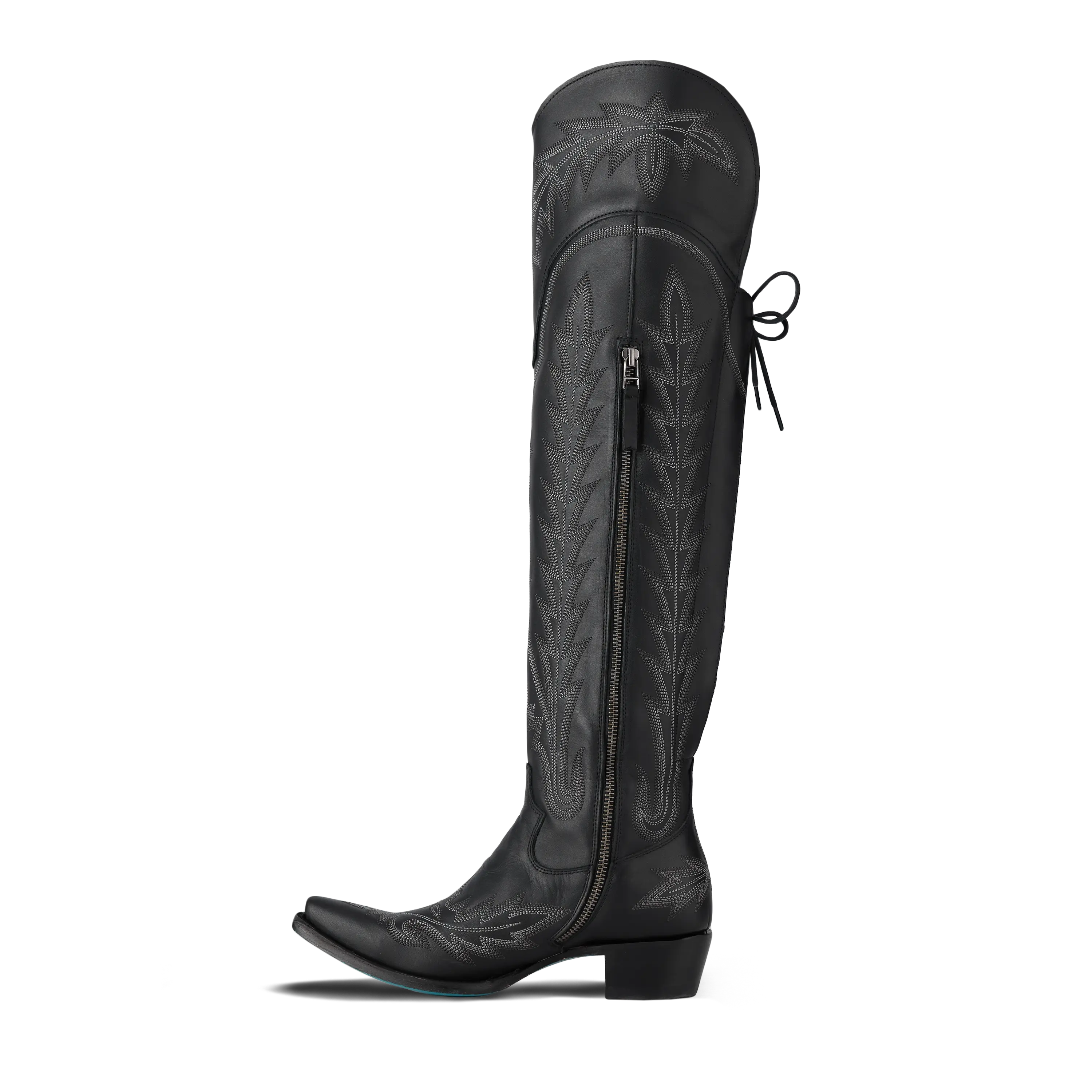 Lexington OTK Corset - Jet Black Ladies Boot Western Fashion by Lane