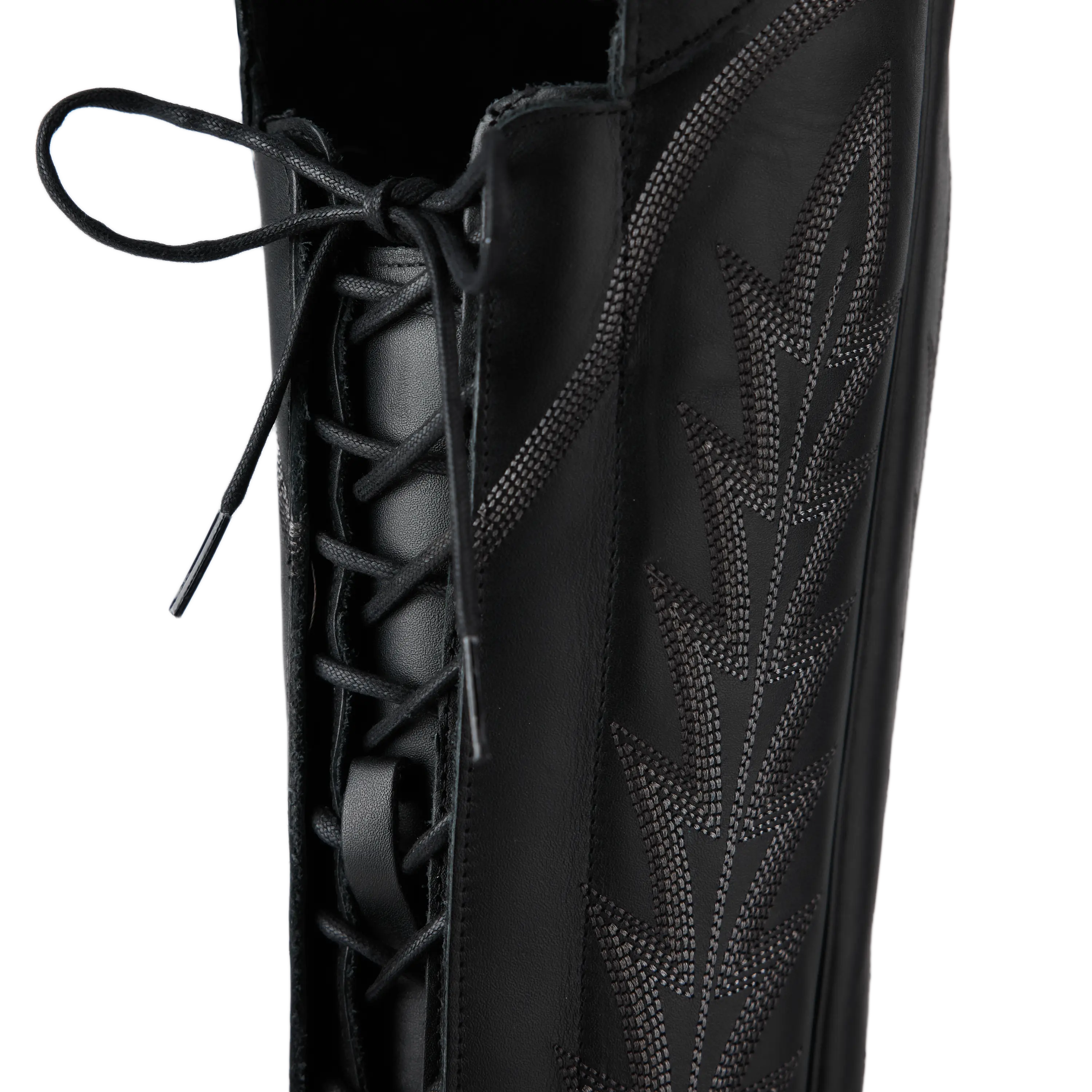 Lexington OTK Corset - Jet Black Ladies Boot Western Fashion by Lane