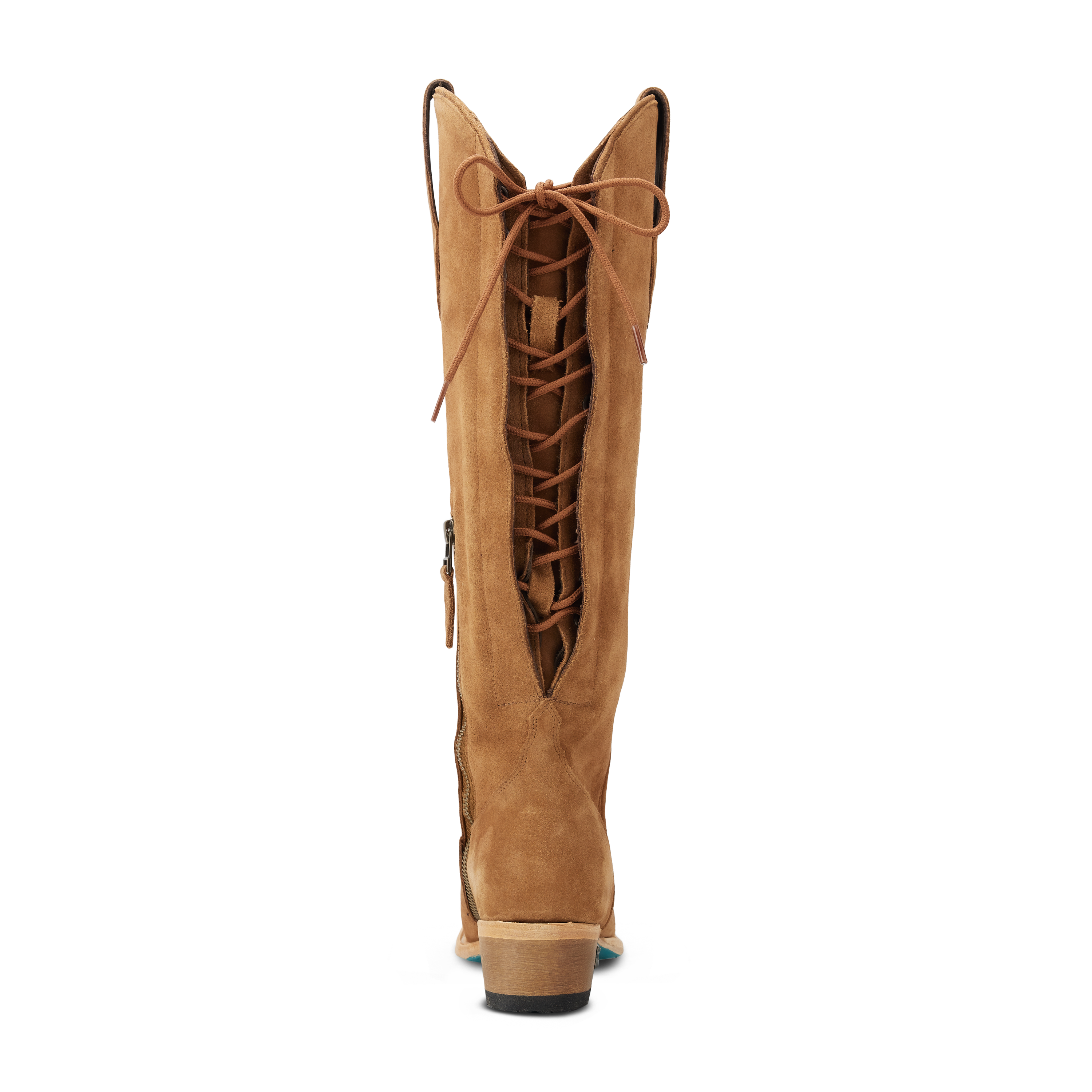 Olivia Jane Knee High Corset - Toffee Suede Ladies Boot Western Fashion by Lane