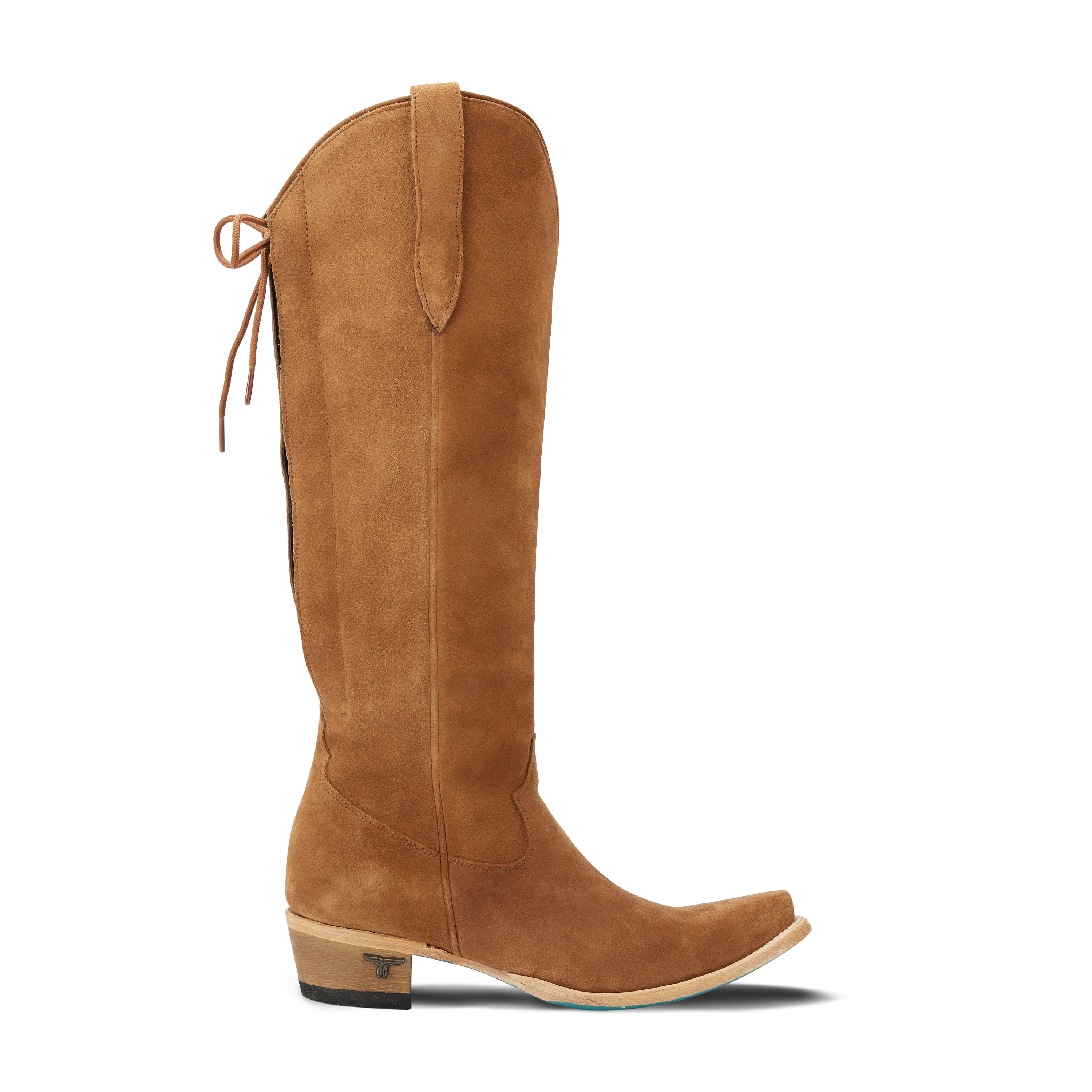 Olivia Jane Knee High Corset - Toffee Suede Ladies Boot Western Fashion by Lane