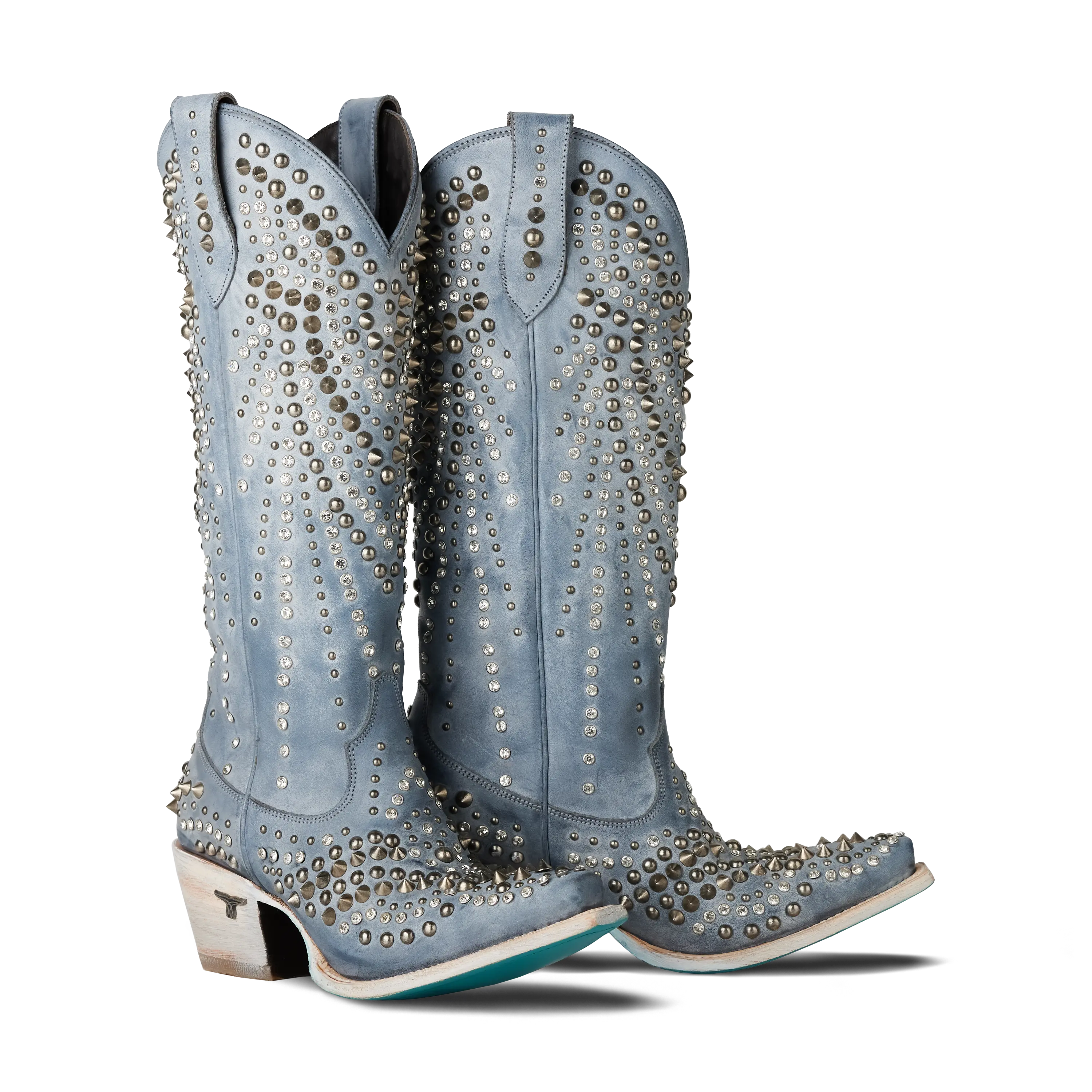 Dolly Boot - Washed Denim Ladies Boot Washed Denim Western Fashion by Lane