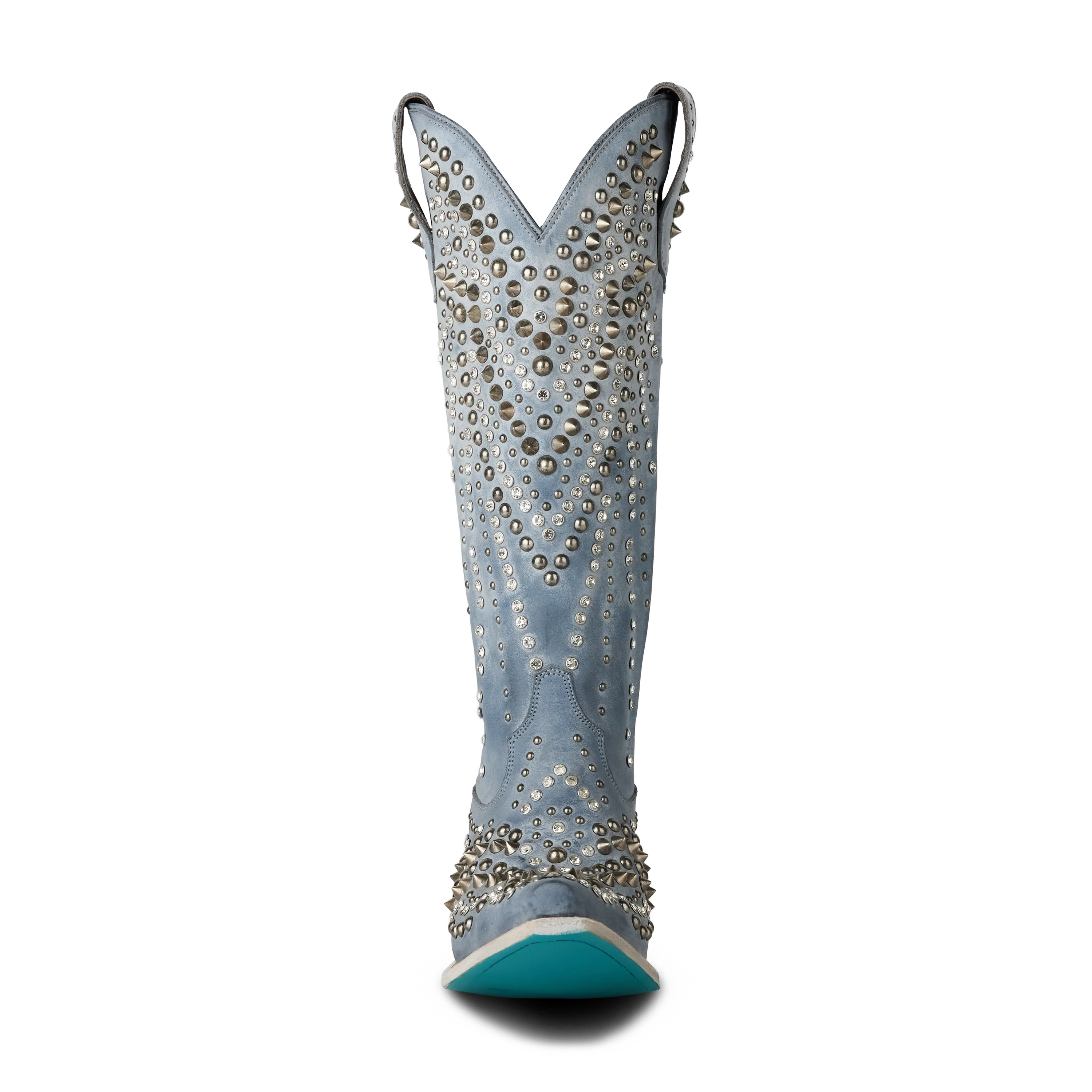 Dolly Boot - Washed Denim Ladies Boot Western Fashion by Lane