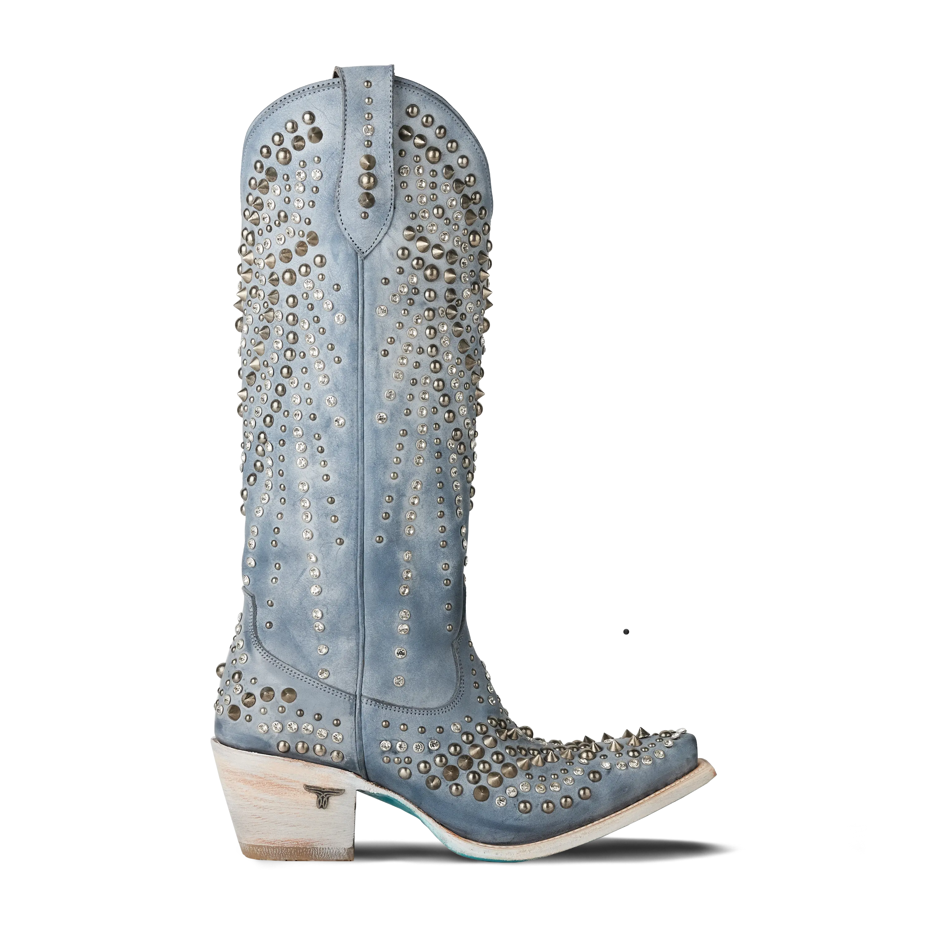 Dolly Boot - Washed Denim Ladies Boot Western Fashion by Lane