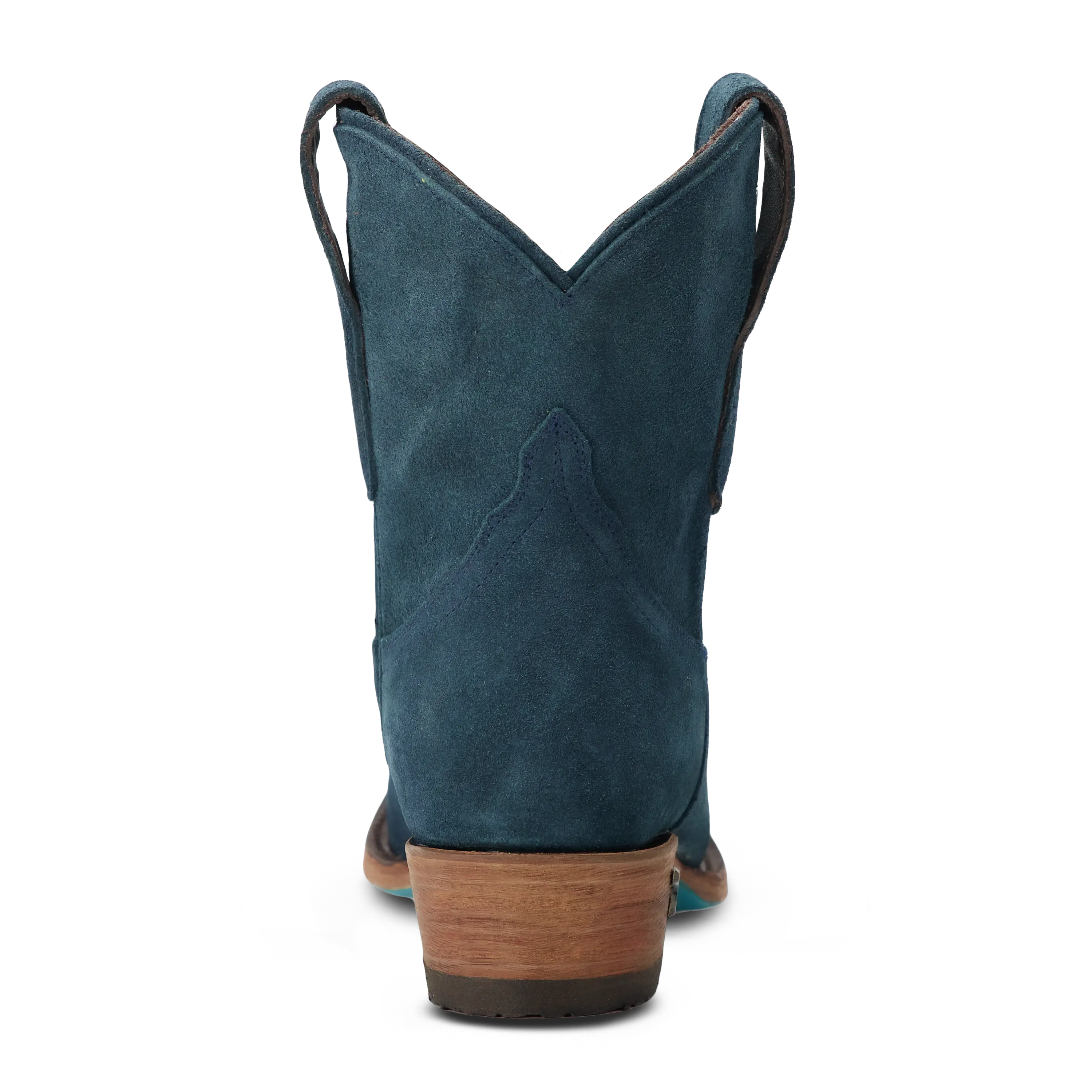 Emma Jane Bootie - Navy Suede Ladies Bootie Western Fashion by Lane