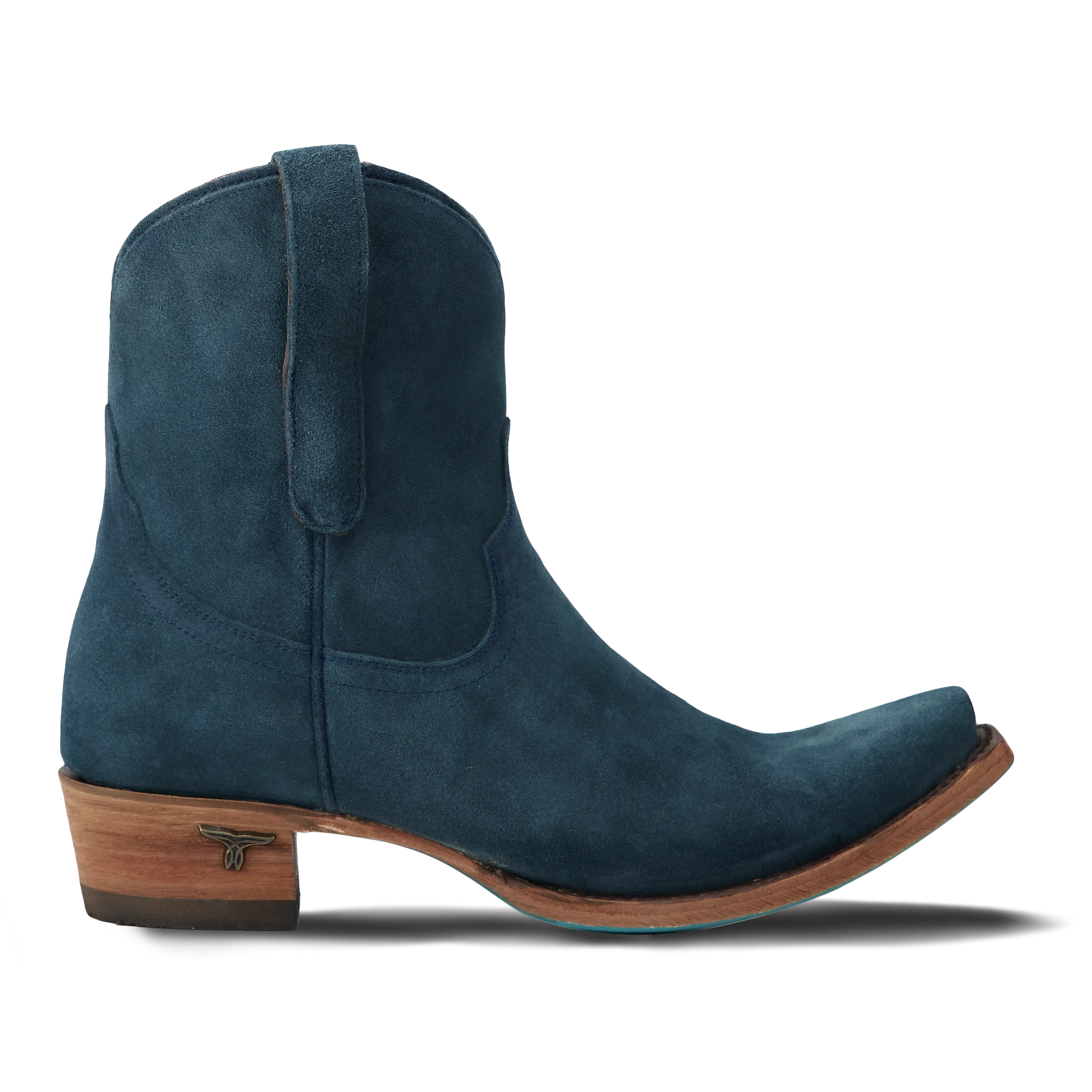 Emma Jane Bootie - Navy Suede Ladies Bootie Western Fashion by Lane