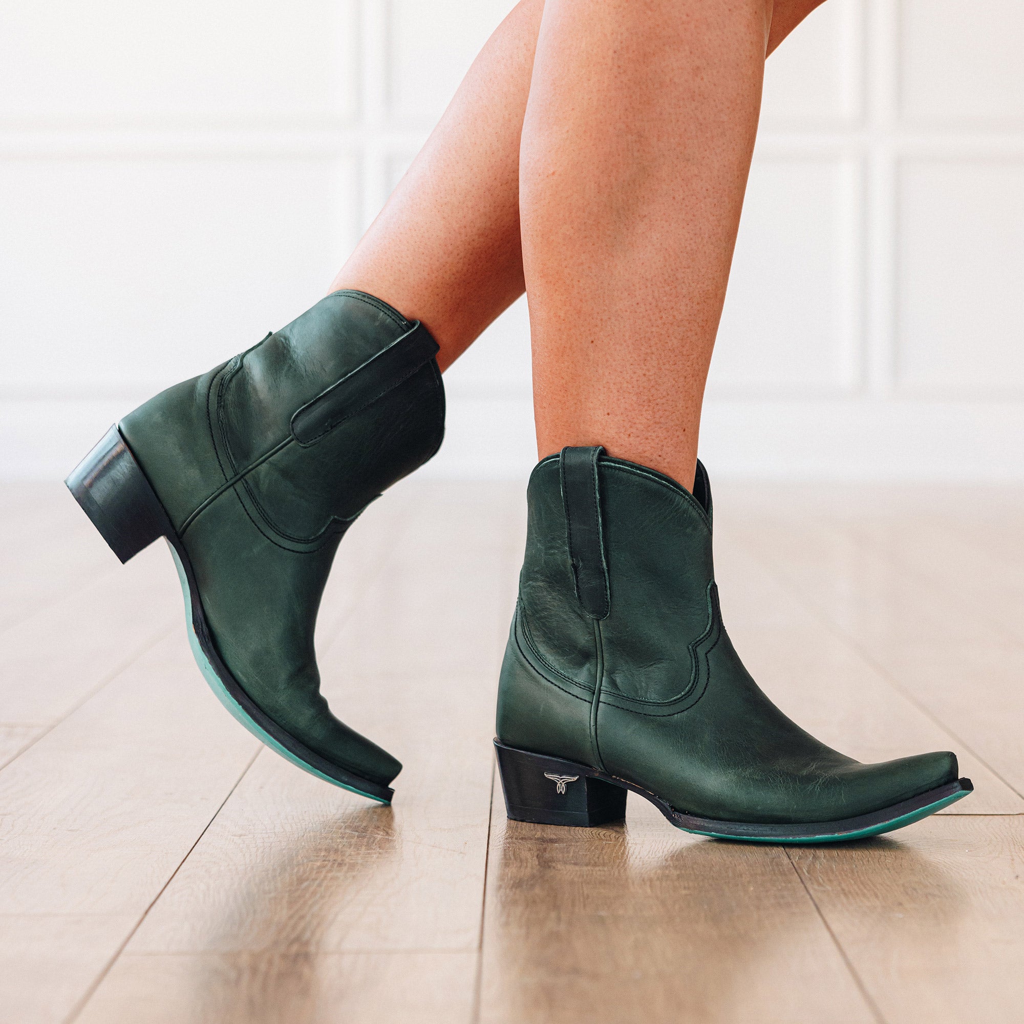 Emma Jane Bootie - Emerald Green Ladies Bootie Western Fashion by Lane