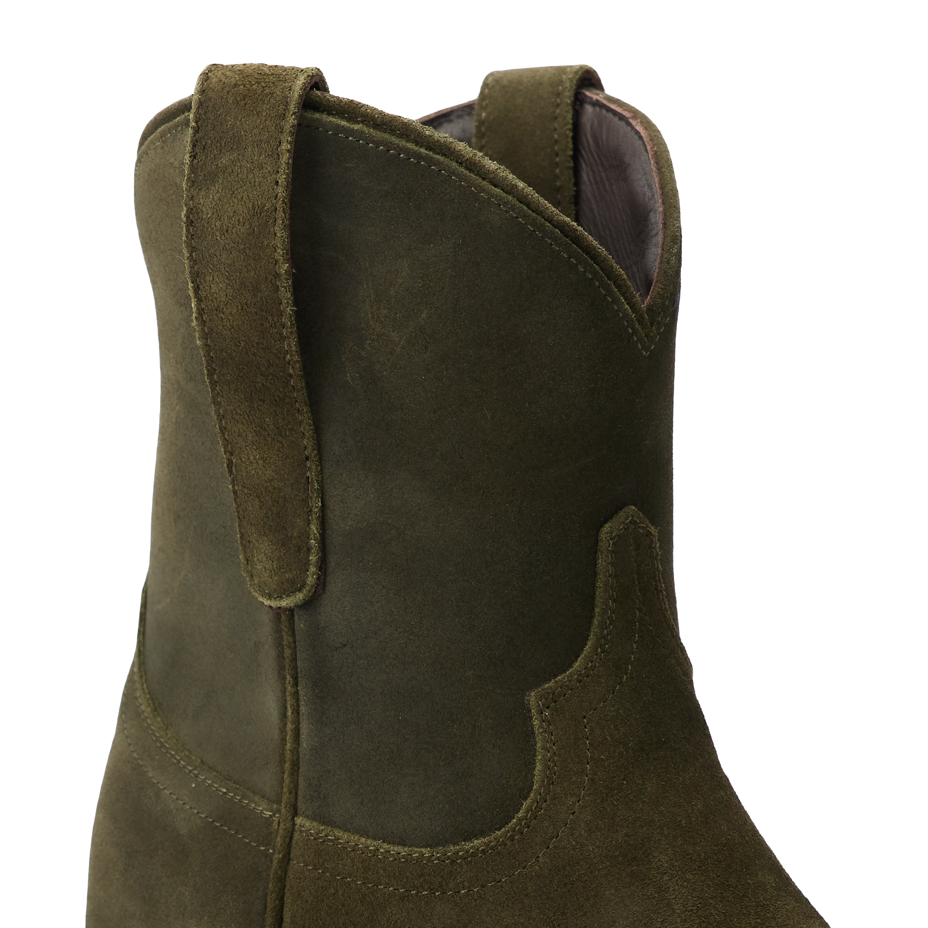 Emma Jane Bootie - Olive Suede Ladies Bootie Western Fashion by Lane