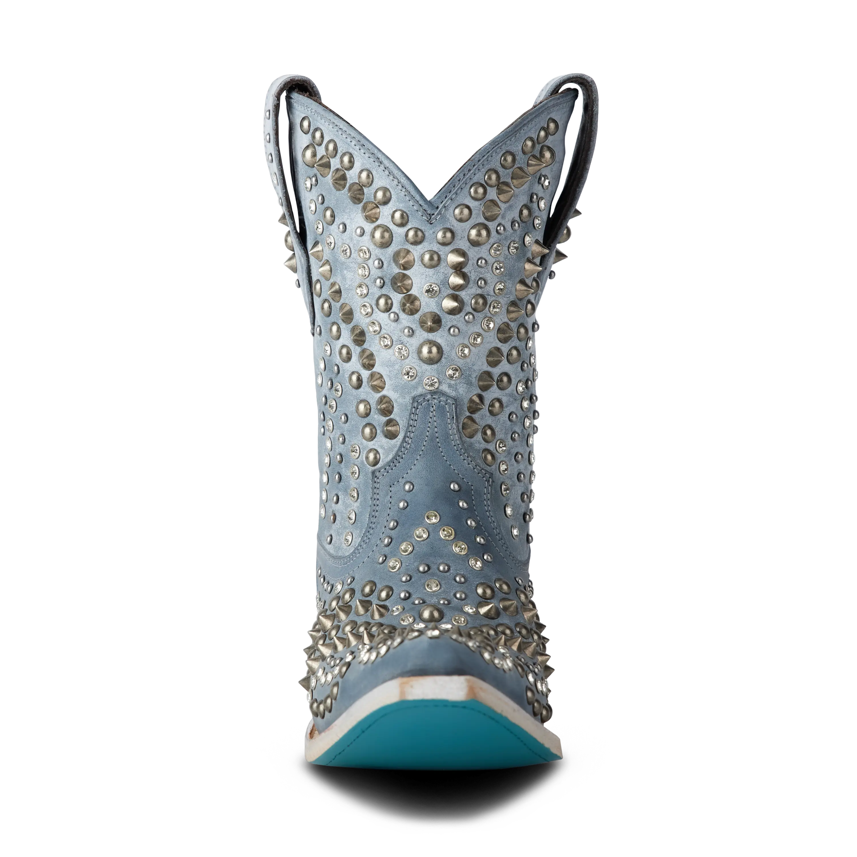 Dolly Bootie - Washed Denim Ladies Bootie Western Fashion by Lane
