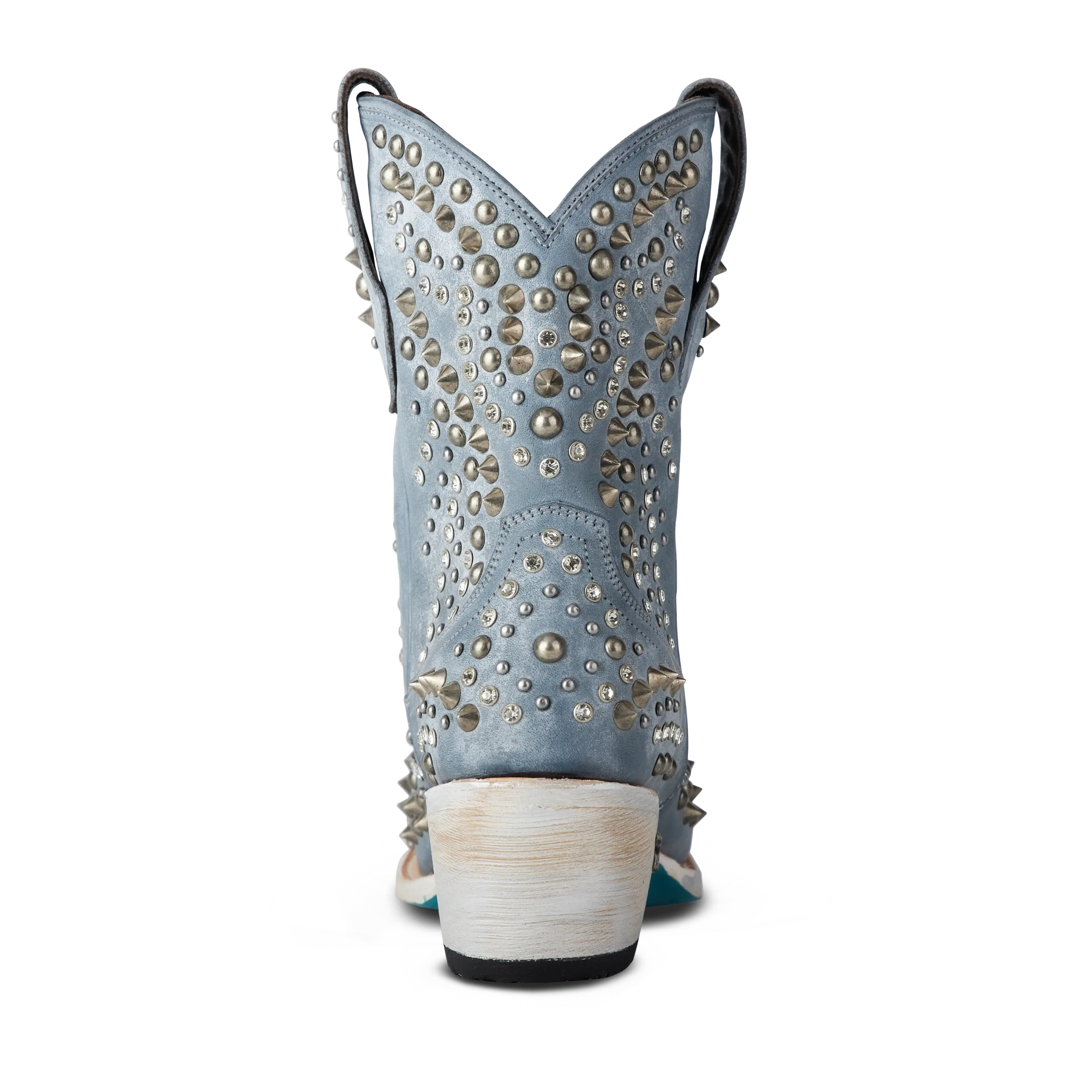 Dolly Bootie - Washed Denim Ladies Bootie Western Fashion by Lane