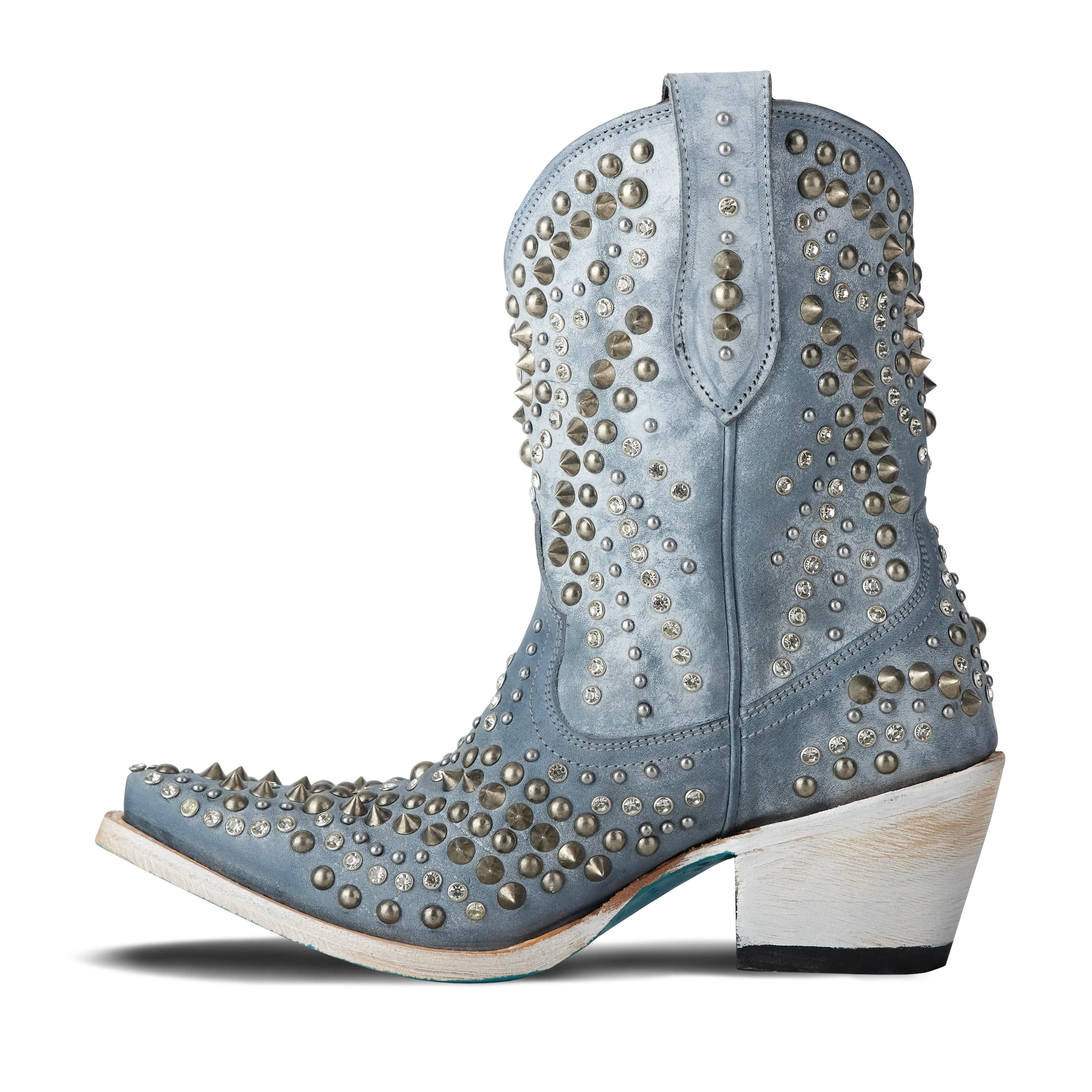 Dolly Bootie - Washed Denim Ladies Bootie Western Fashion by Lane