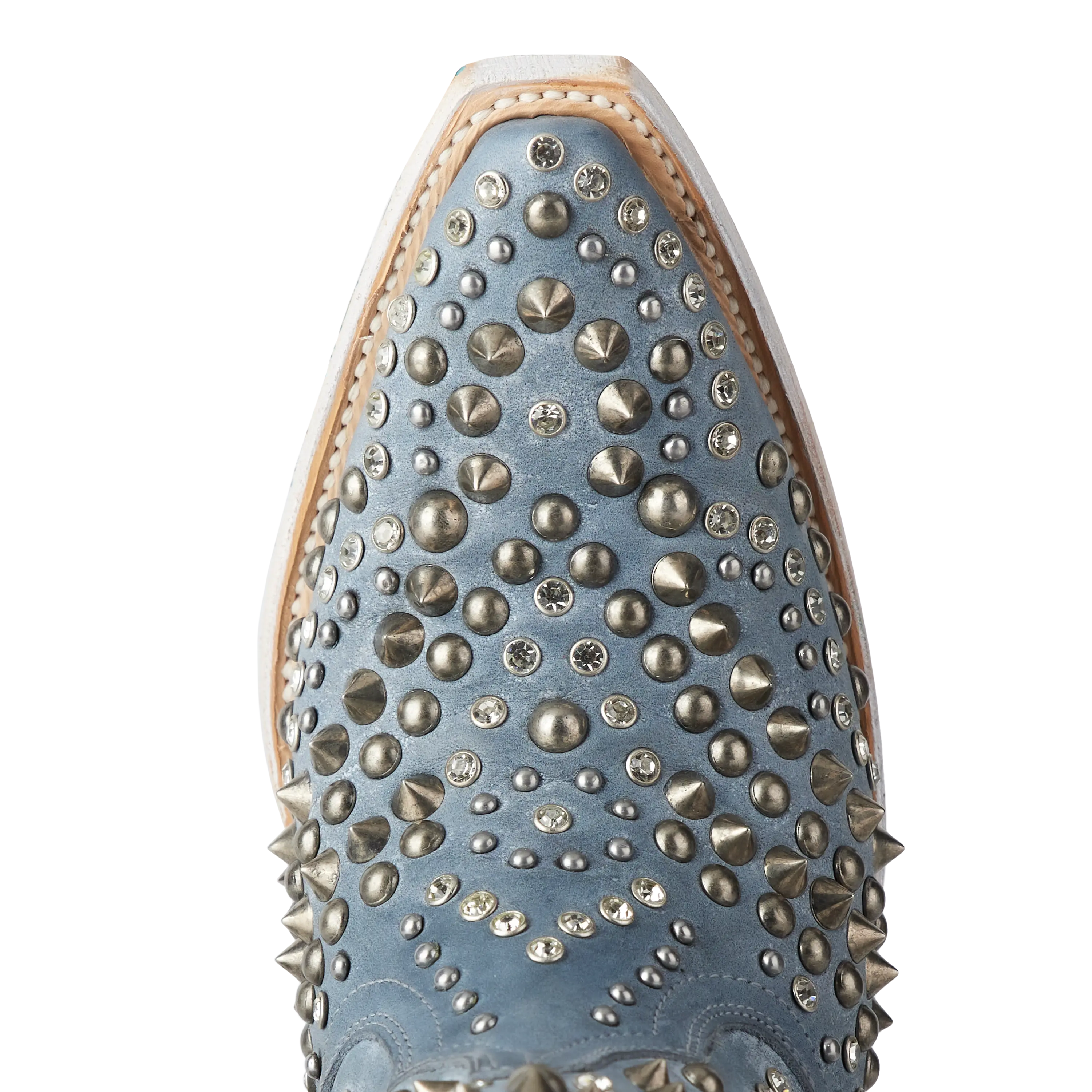 Dolly Bootie - Washed Denim Ladies Bootie Western Fashion by Lane