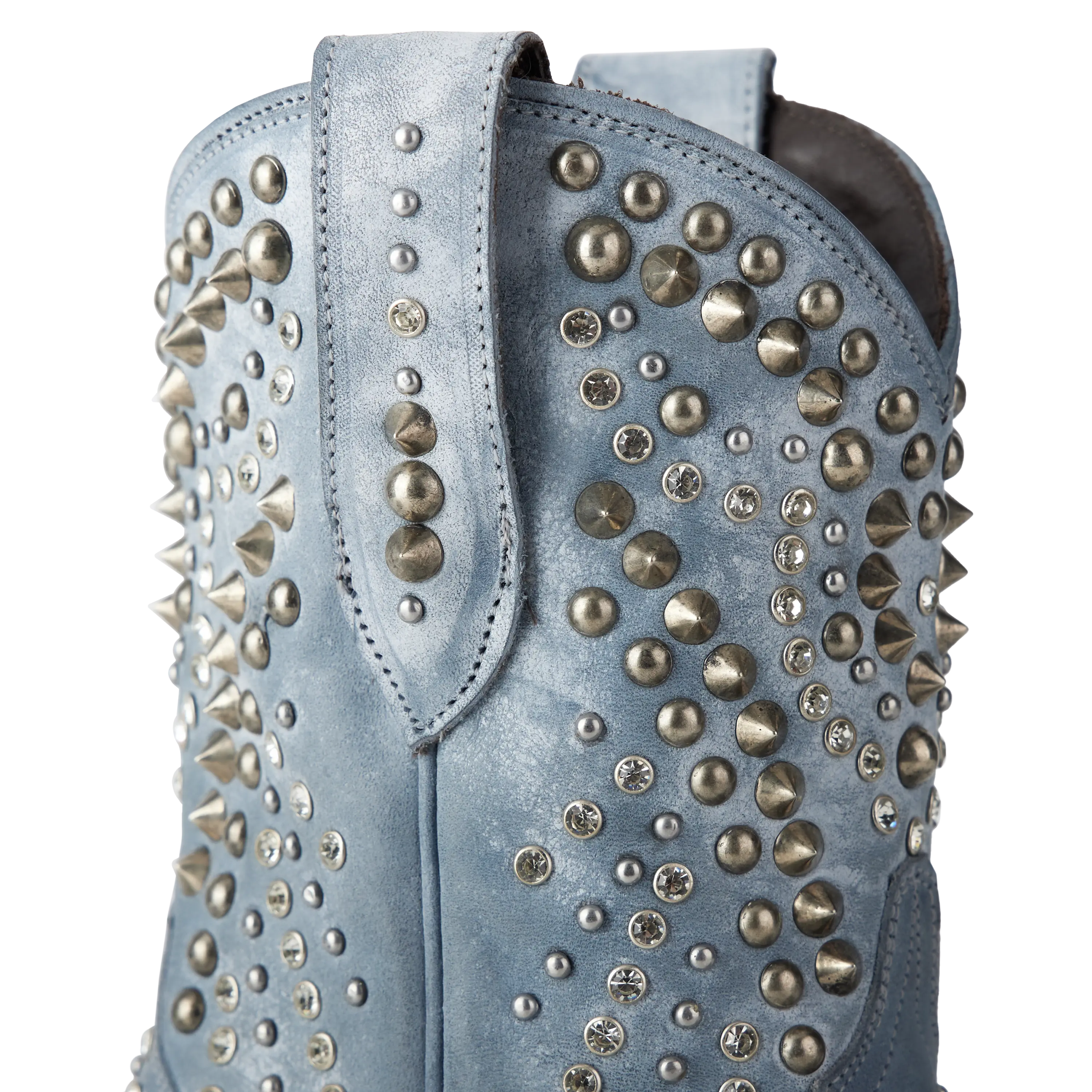 Dolly Bootie - Washed Denim Ladies Bootie Western Fashion by Lane