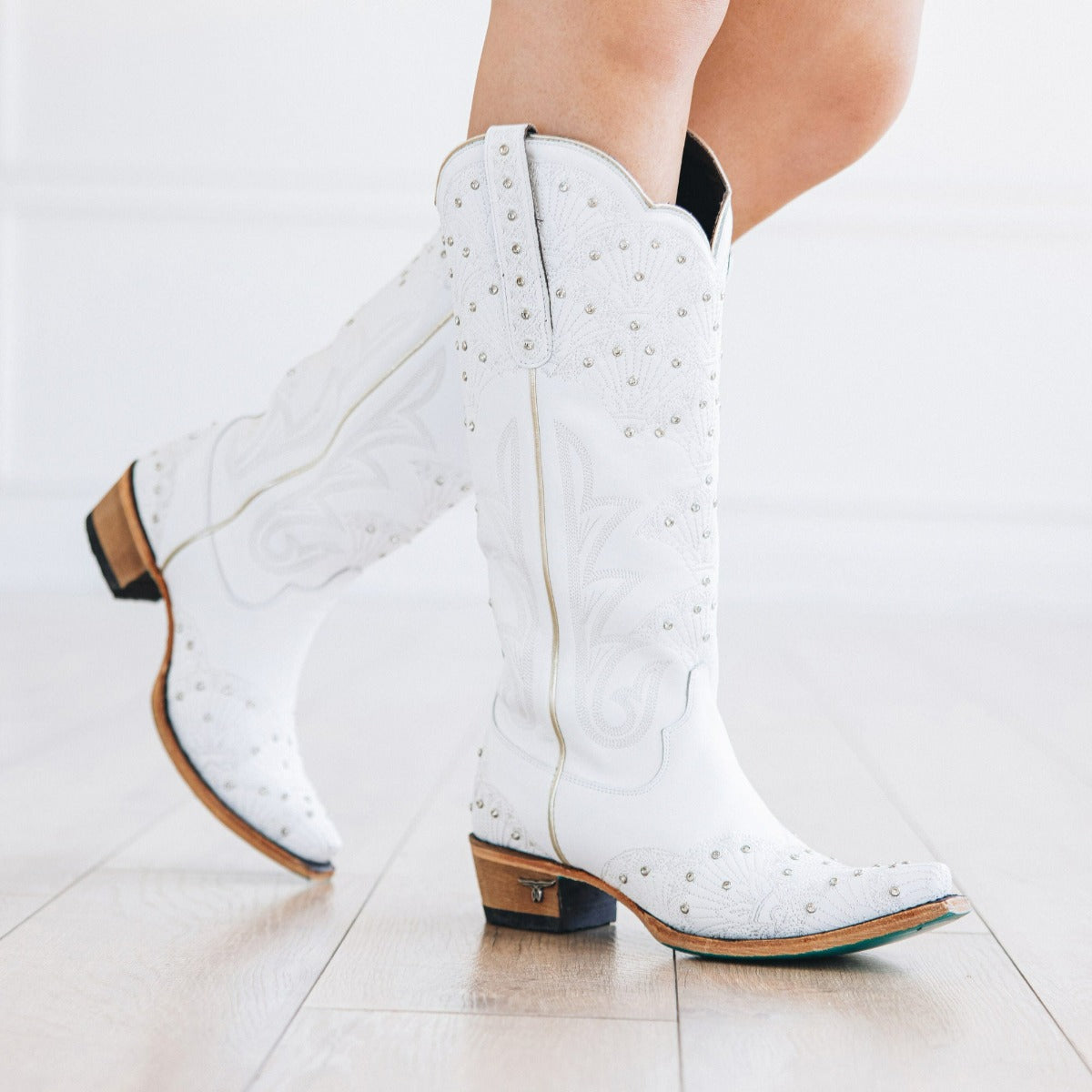 Calypso Boot - Matte White Ladies Boot Western Fashion by Lane