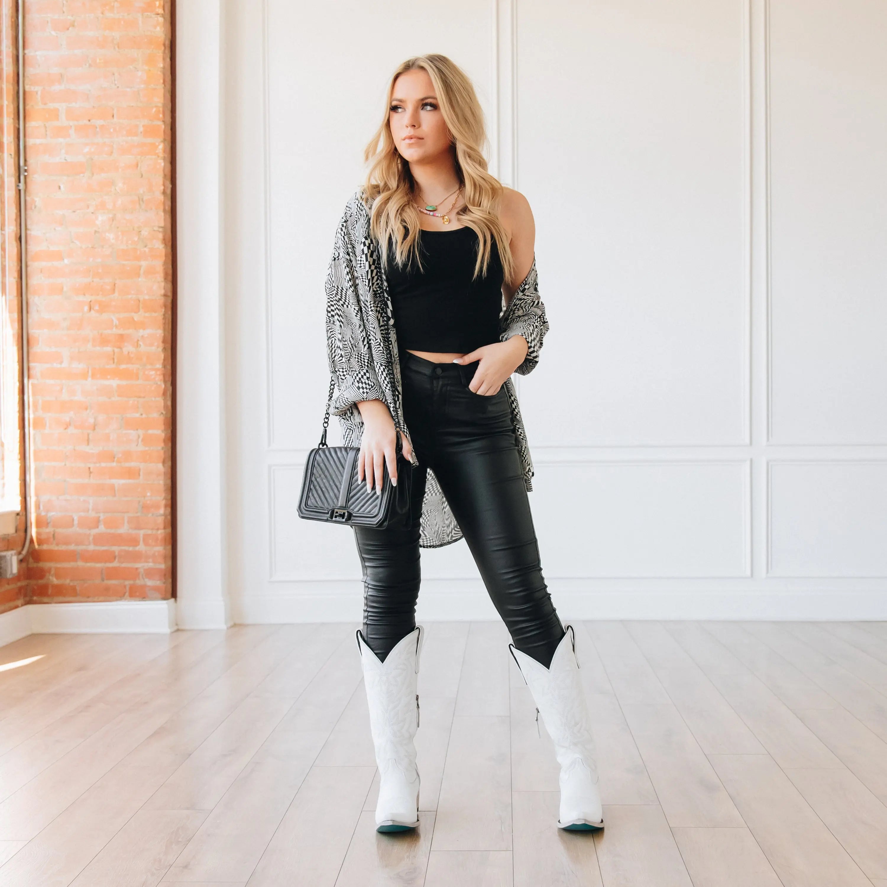 Smokeshow Boot - Matte White Ladies Boot Western Fashion by Lane