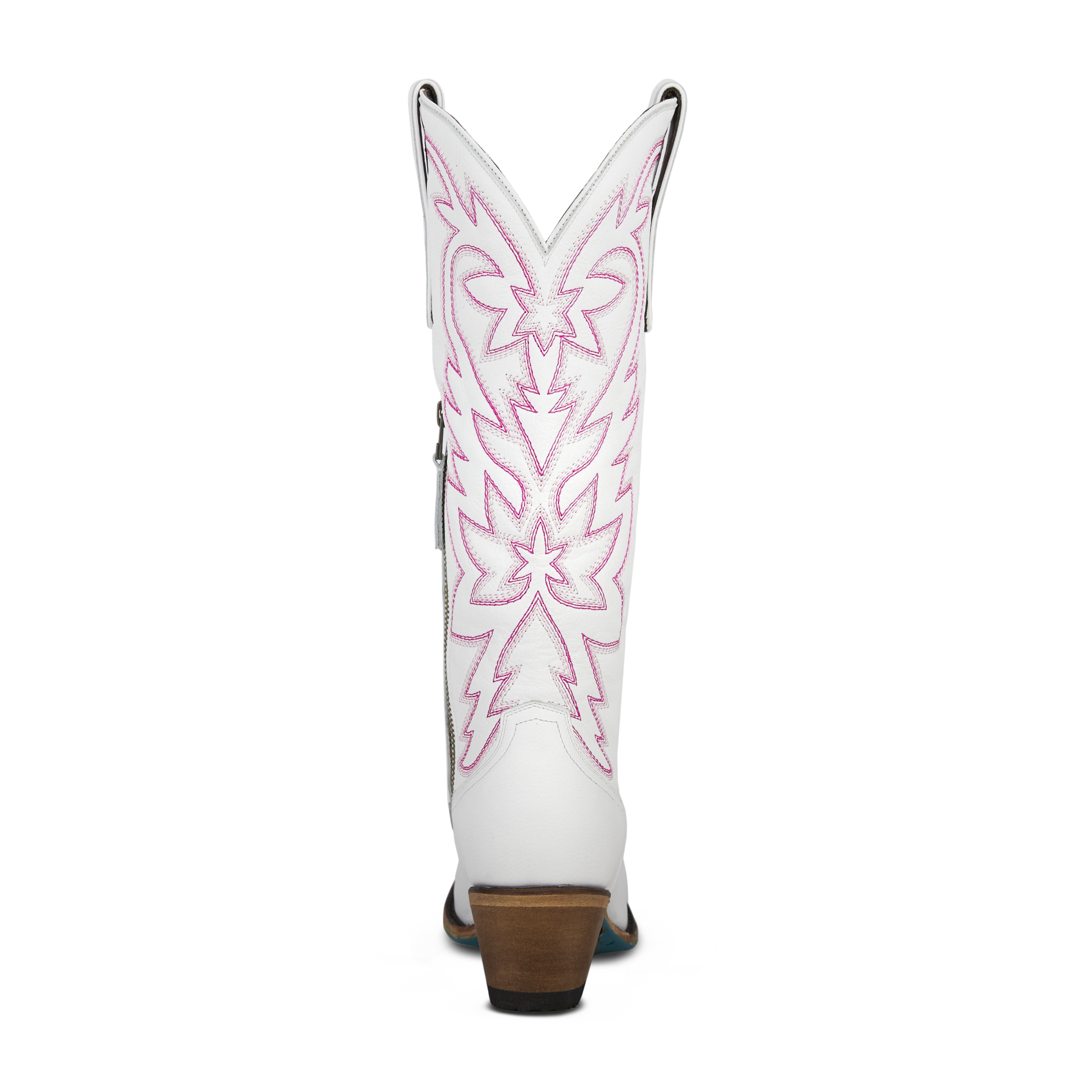Smokeshow Boot - Matte White and Neon Pink Ladies Boot Western Fashion by Lane