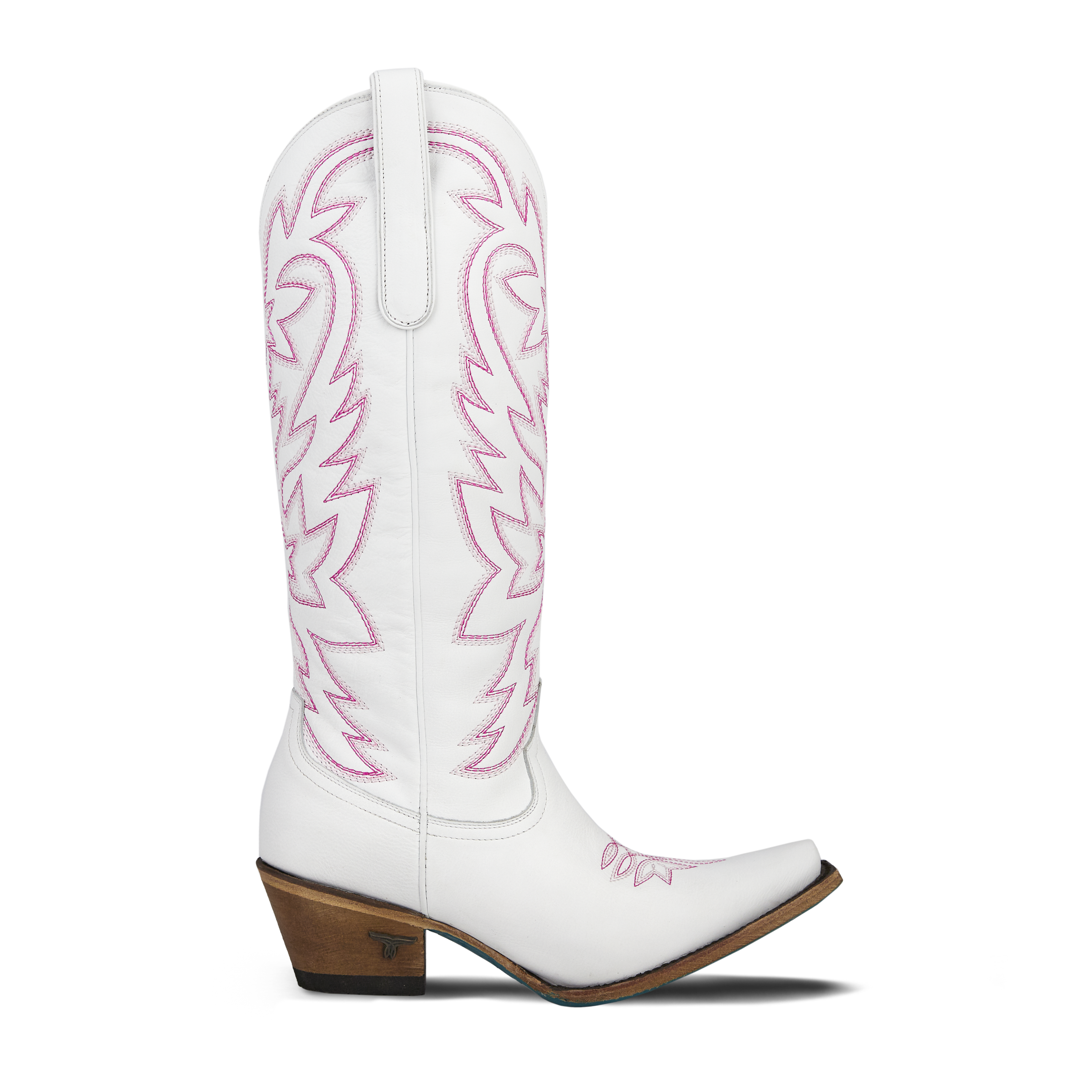 Smokeshow Boot - Matte White and Neon Pink Ladies Boot Western Fashion by Lane