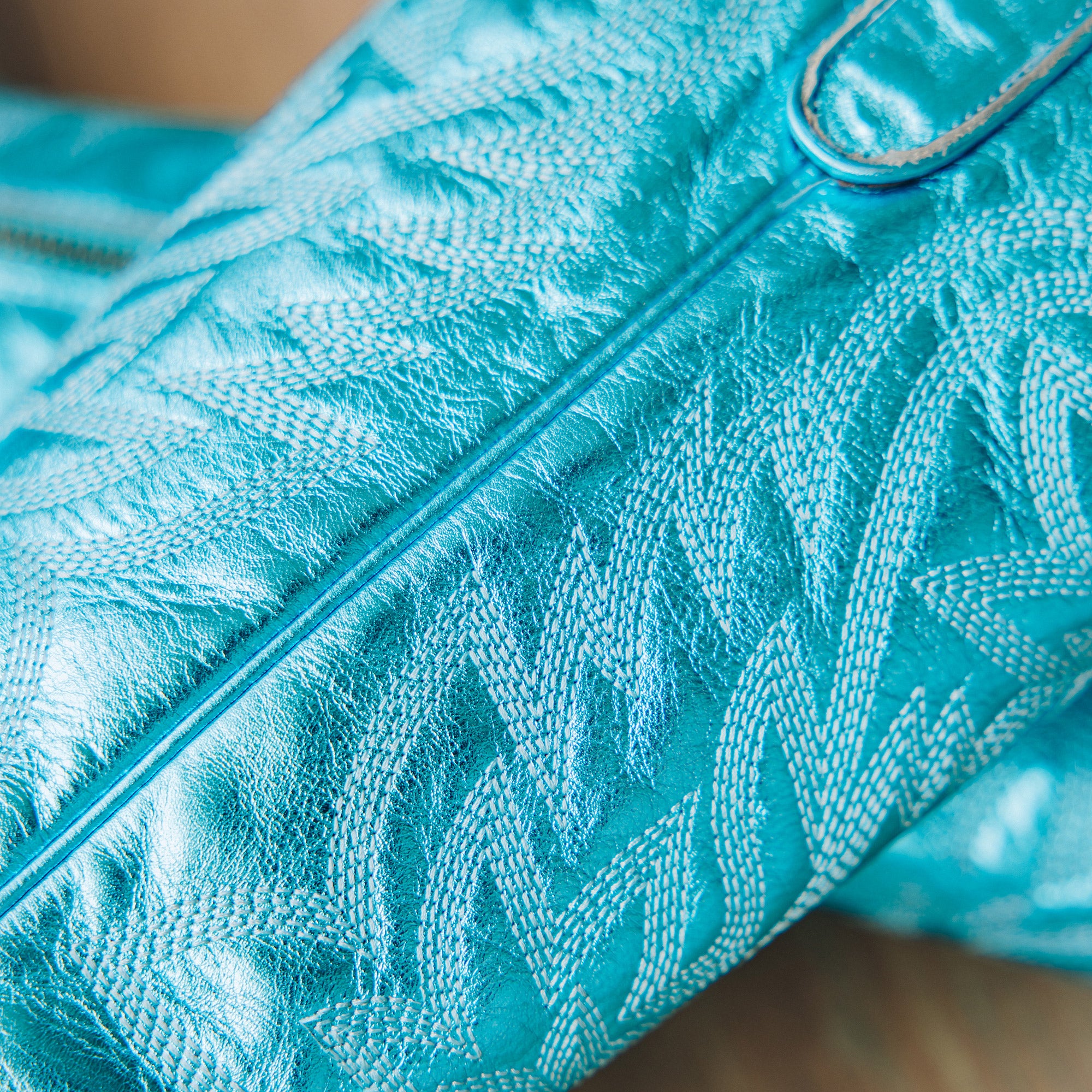 Smokeshow Boot - Turquoise Metallic Ladies Boot Western Fashion by Lane