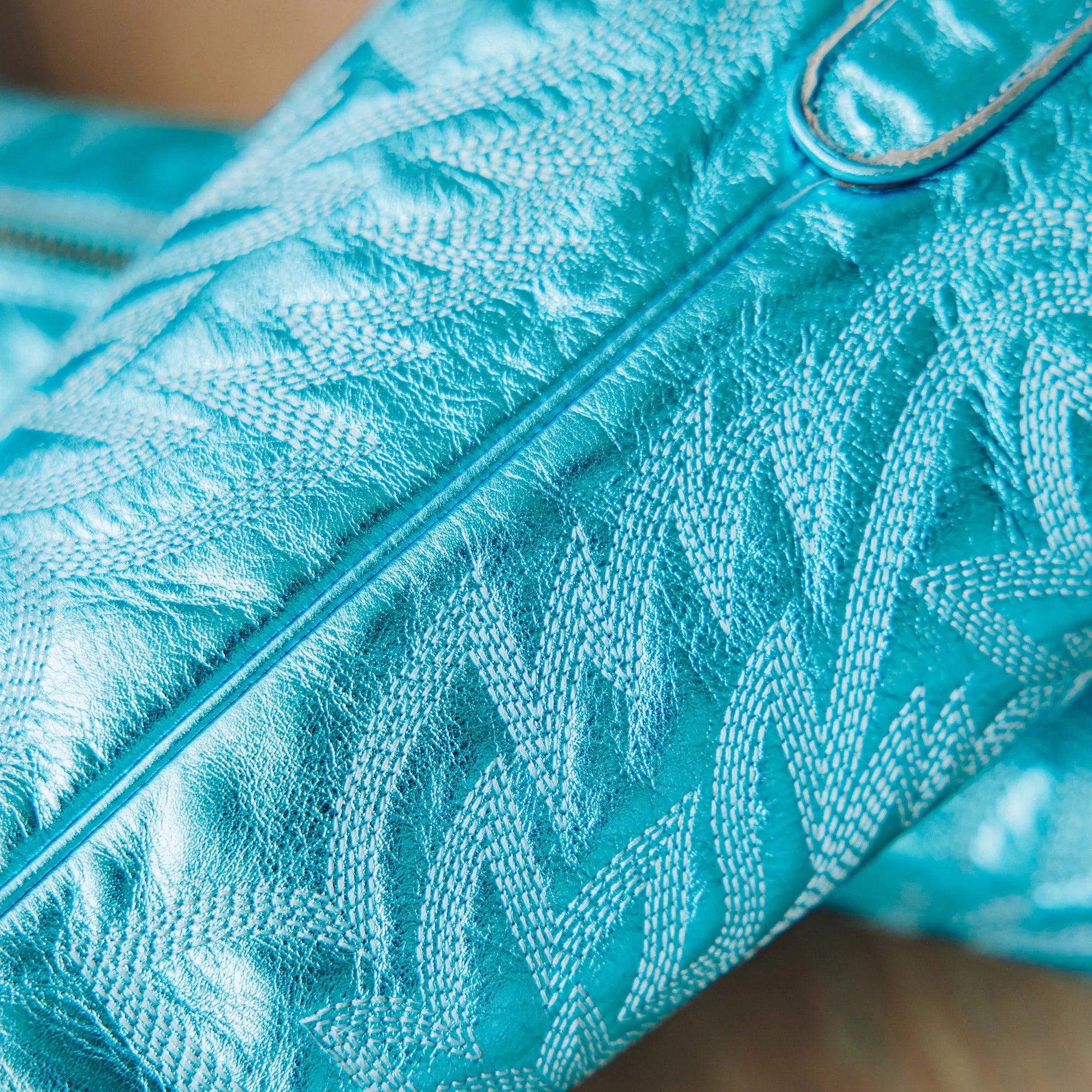 Smokeshow Boot - Turquoise Metallic Ladies Boot Western Fashion by Lane