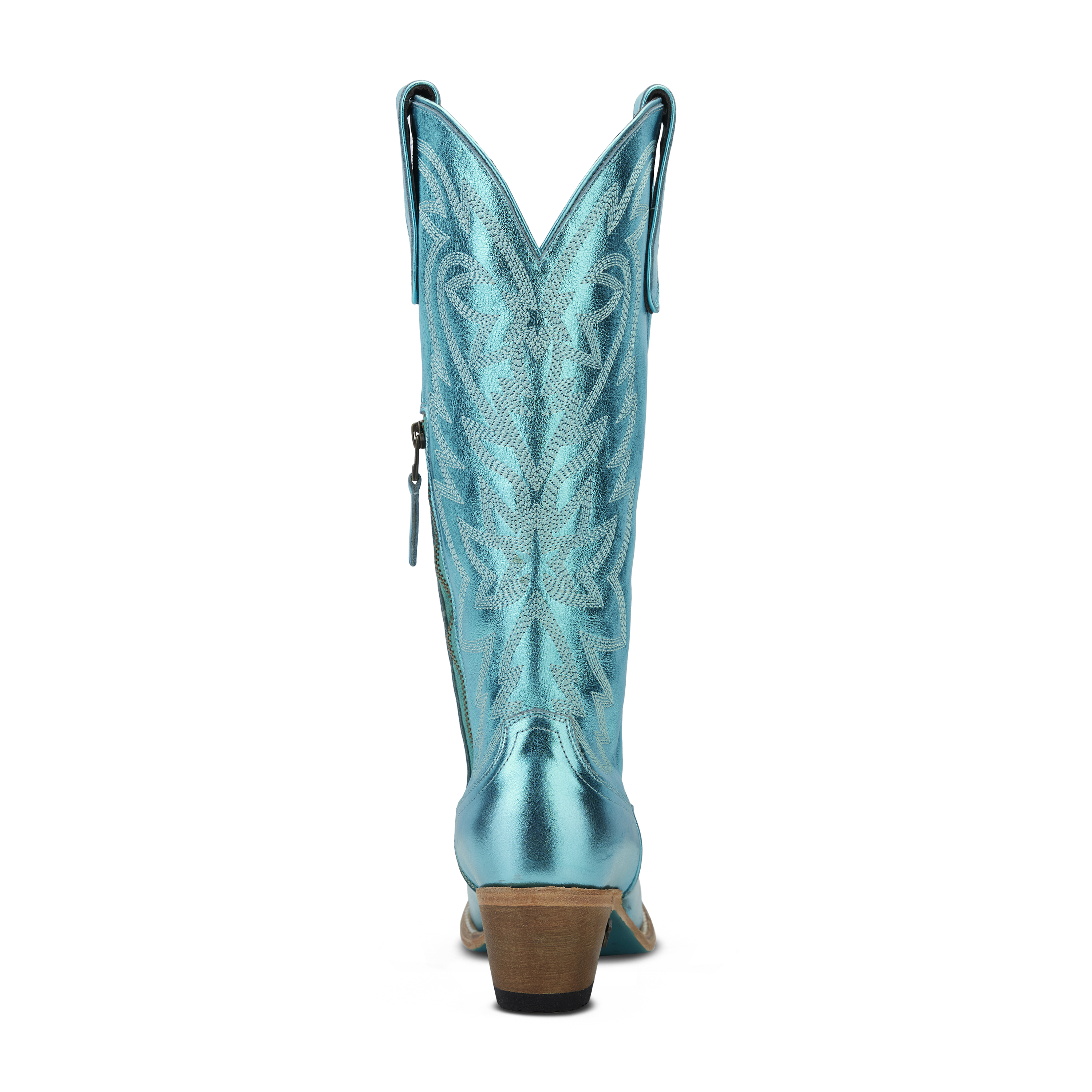 Smokeshow Boot - Turquoise Metallic Ladies Boot Western Fashion by Lane