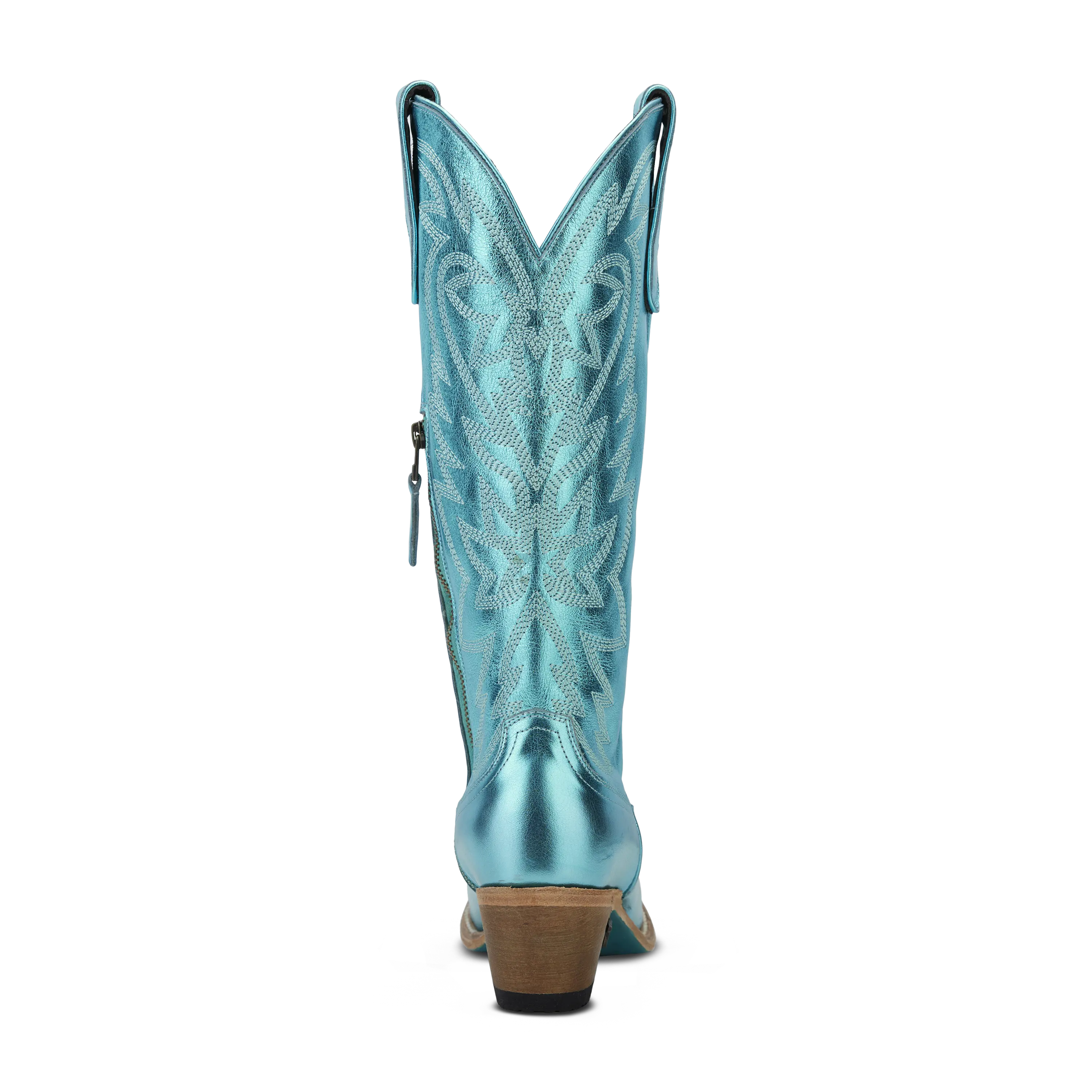 Smokeshow Boot - Turquoise Metallic Ladies Boot Western Fashion by Lane