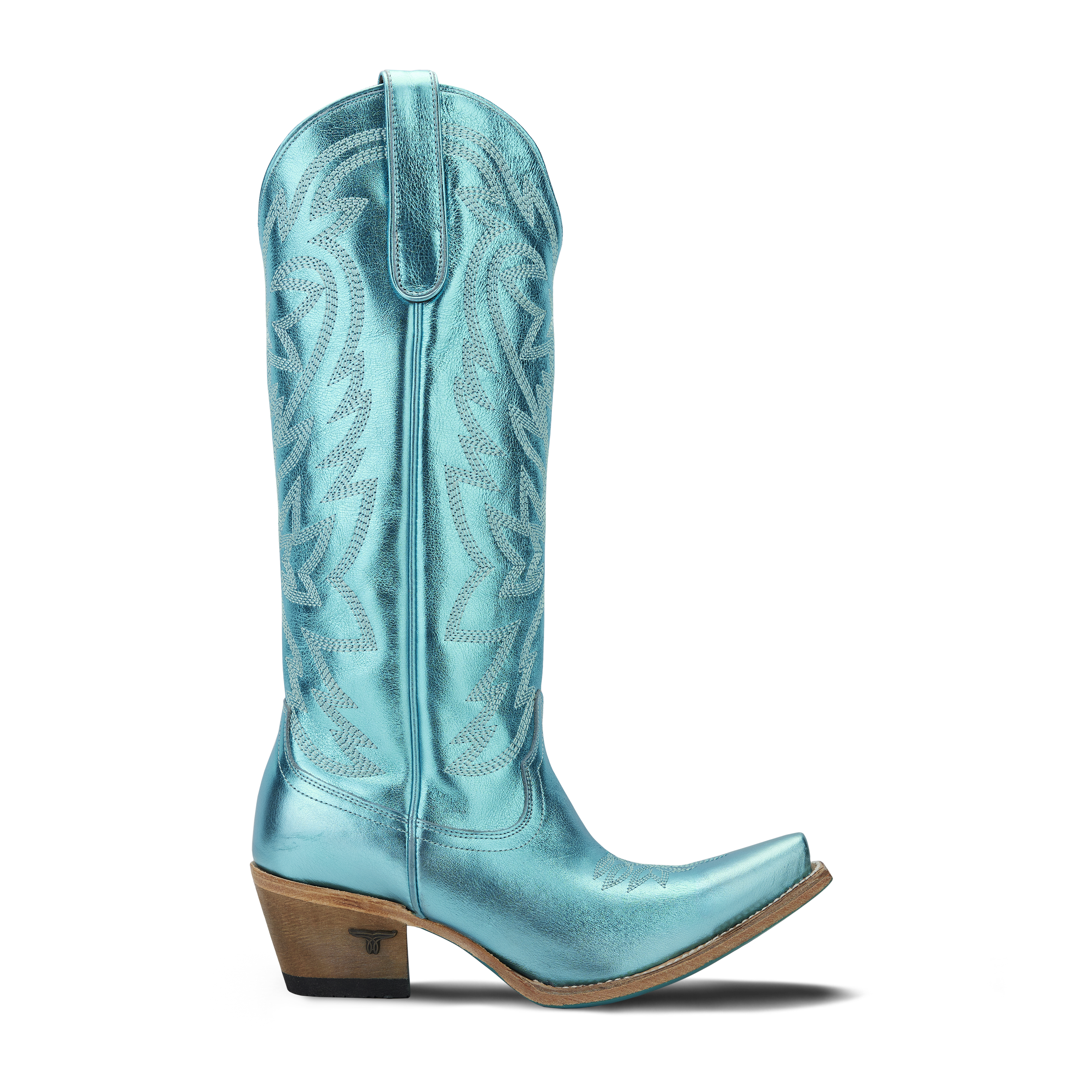 Smokeshow Boot - Turquoise Metallic Ladies Boot Western Fashion by Lane