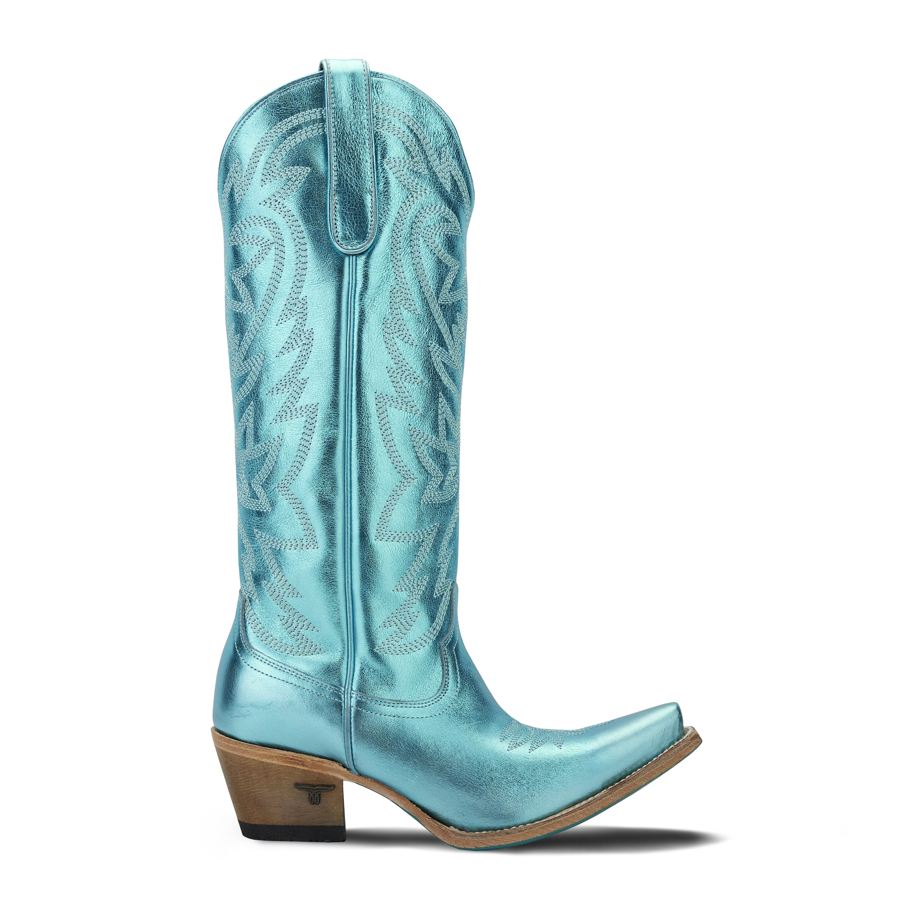 Smokeshow Boot - Turquoise Metallic Ladies Boot Western Fashion by Lane