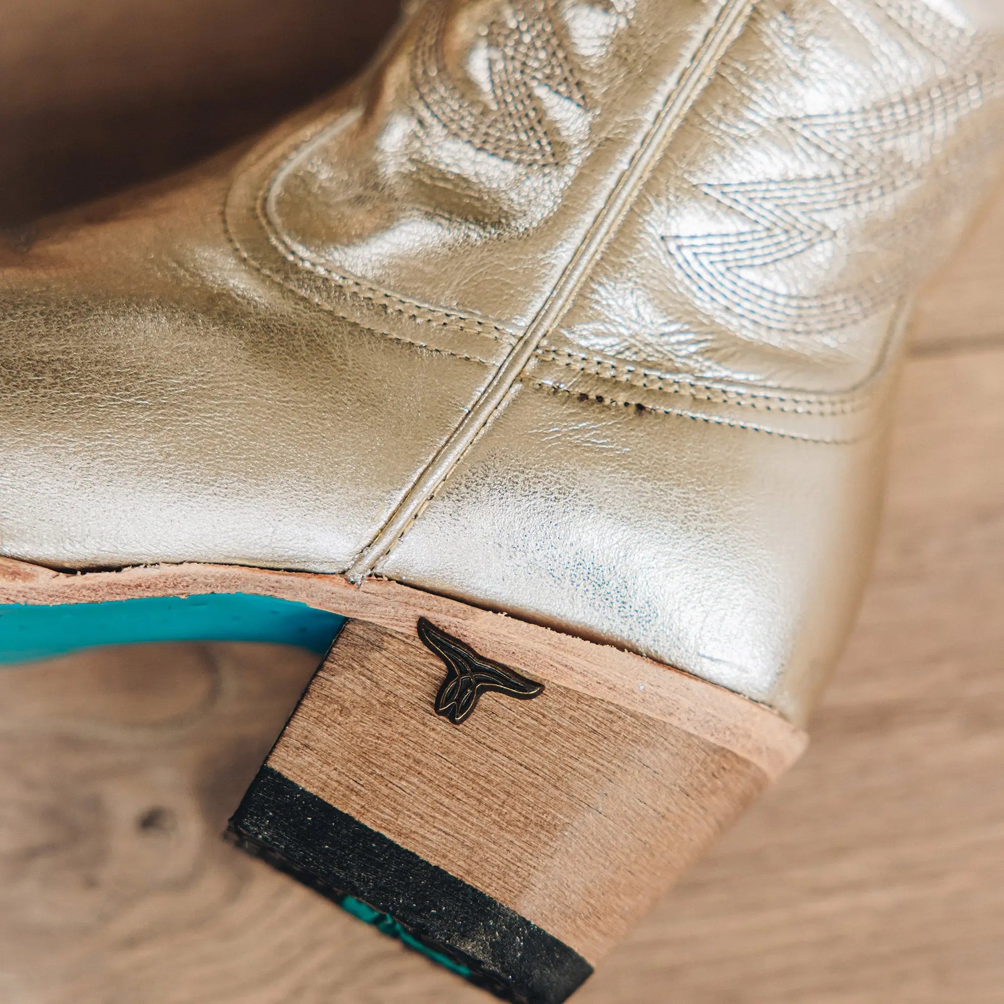 Smokeshow Boot - Champagne Metallic Ladies Boot Western Fashion by Lane