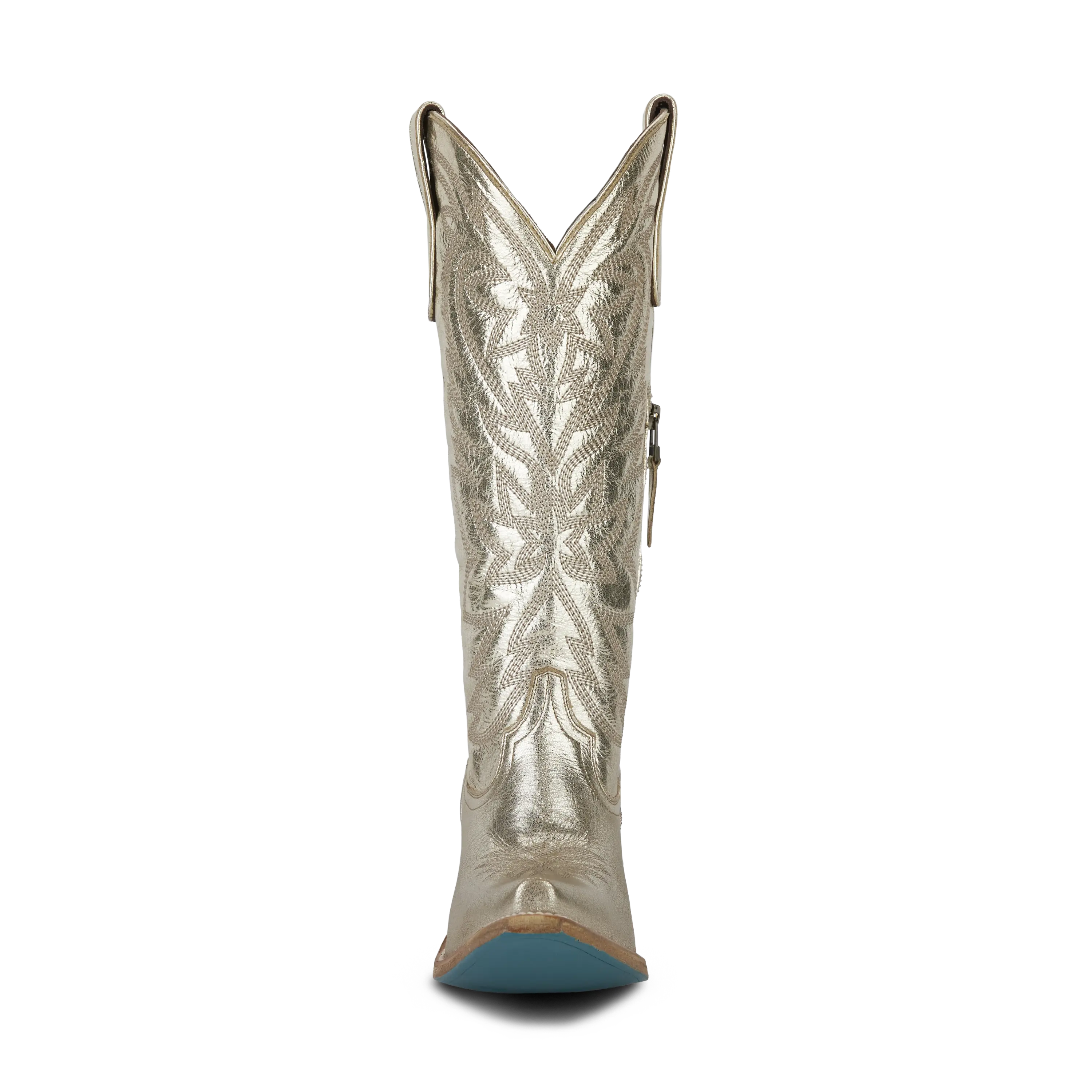 Smokeshow Boot - Champagne Metallic Ladies Boot Western Fashion by Lane