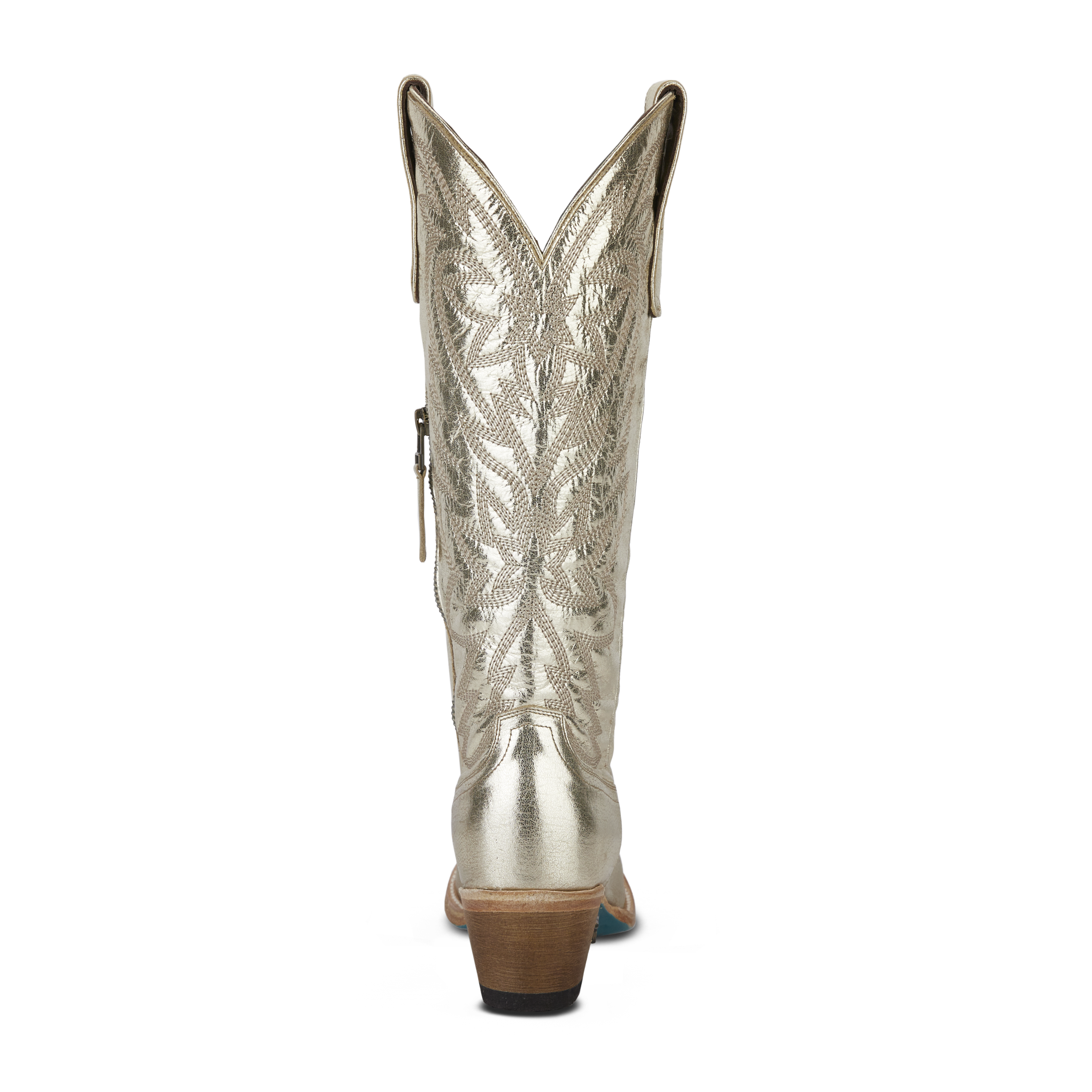 Smokeshow Boot - Champagne Metallic Ladies Boot Western Fashion by Lane