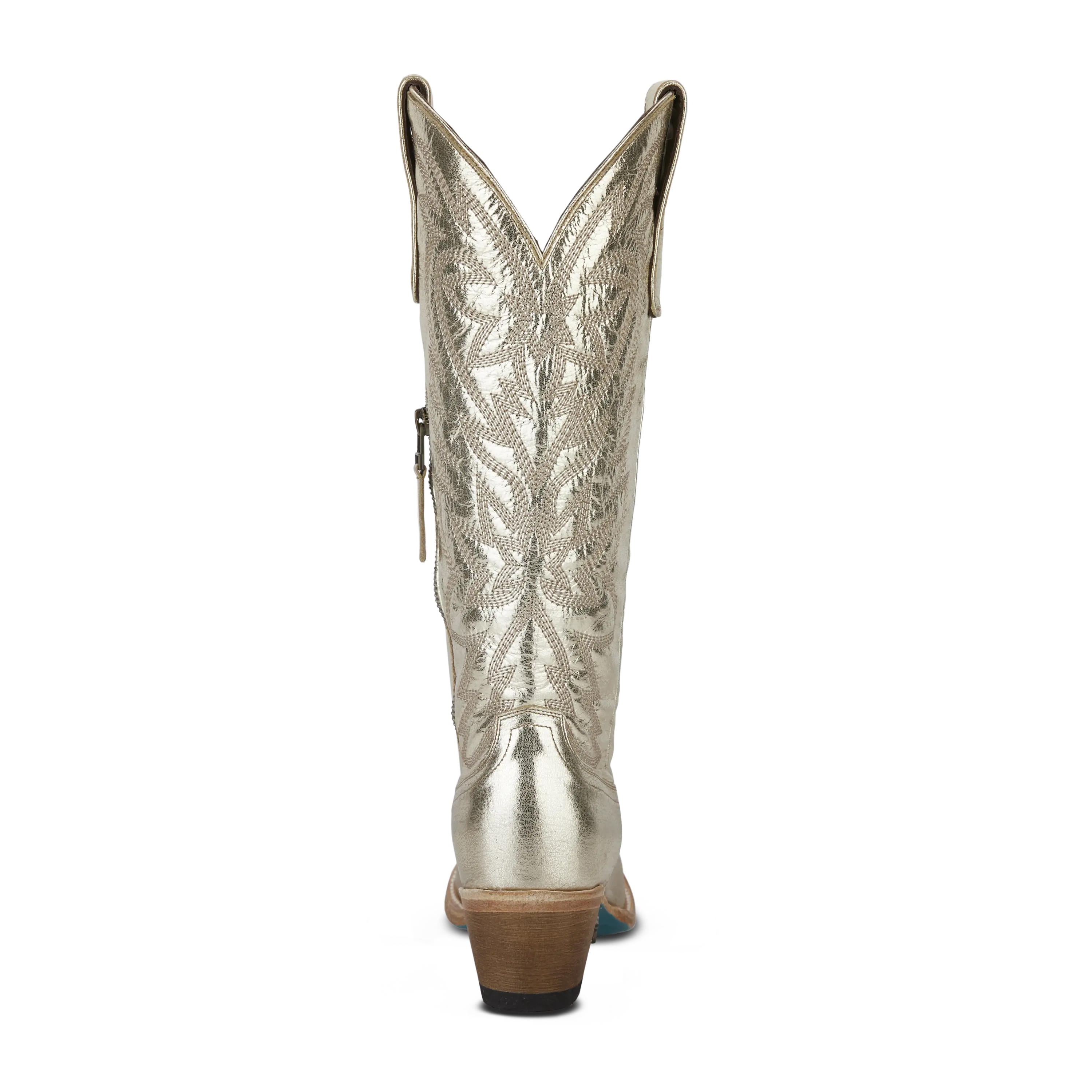 Smokeshow Boot - Champagne Metallic Ladies Boot Western Fashion by Lane