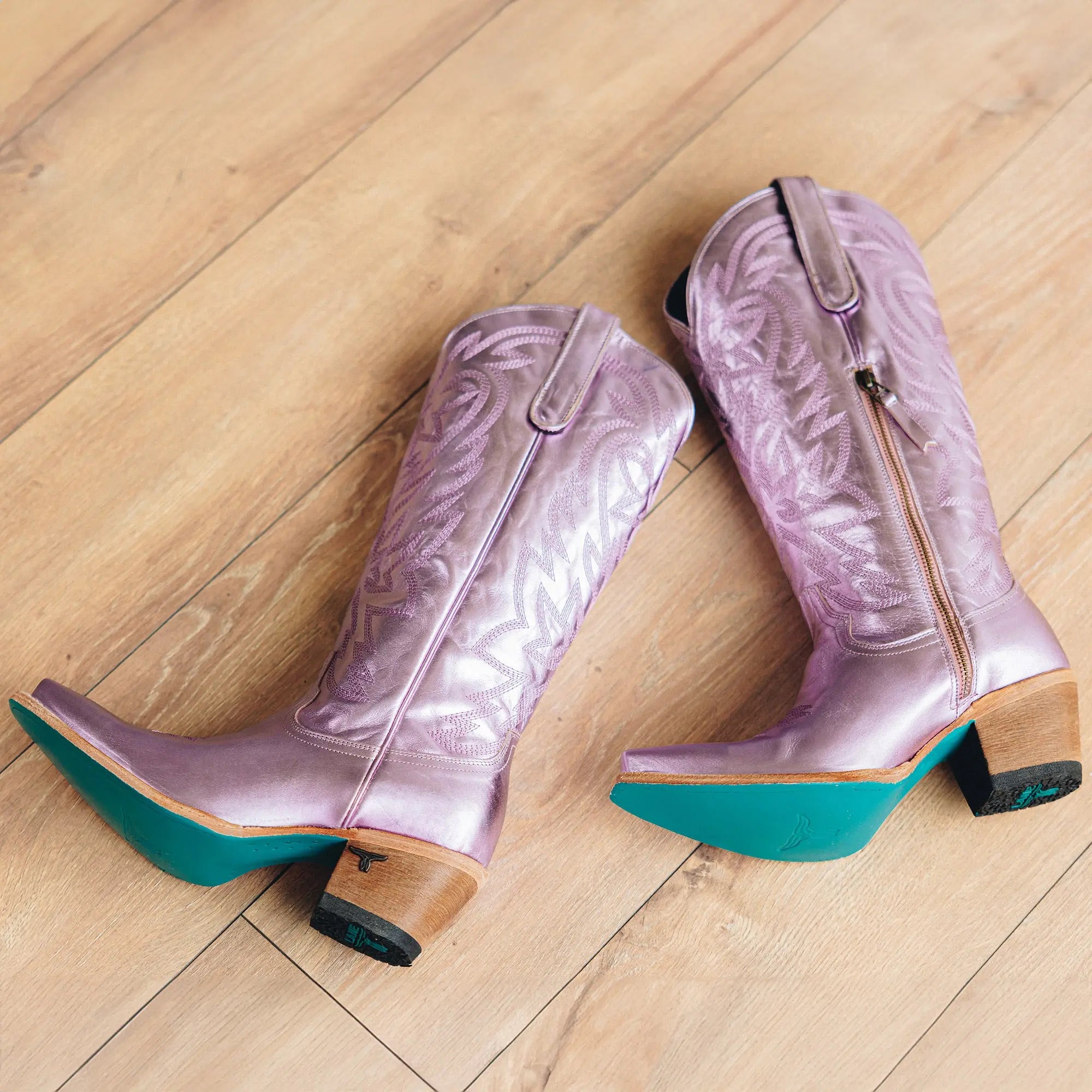 Smokeshow Boot - Lavender Metallic Ladies Boot Western Fashion by Lane